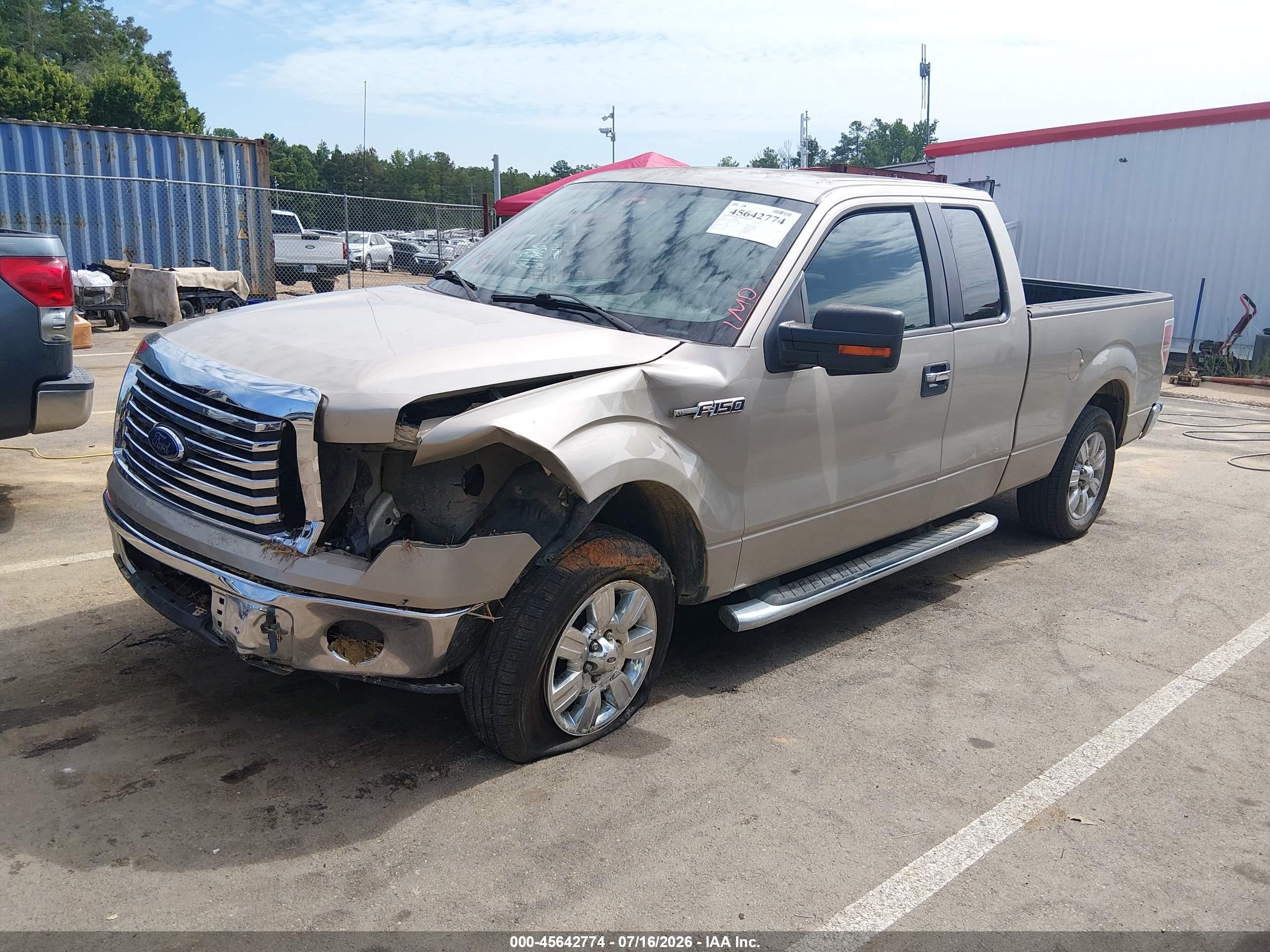 2010 Ford F-150 Fx2 Sport/lariat/xl/xlt Tan vin: 1FTFX1CV7AFB96097