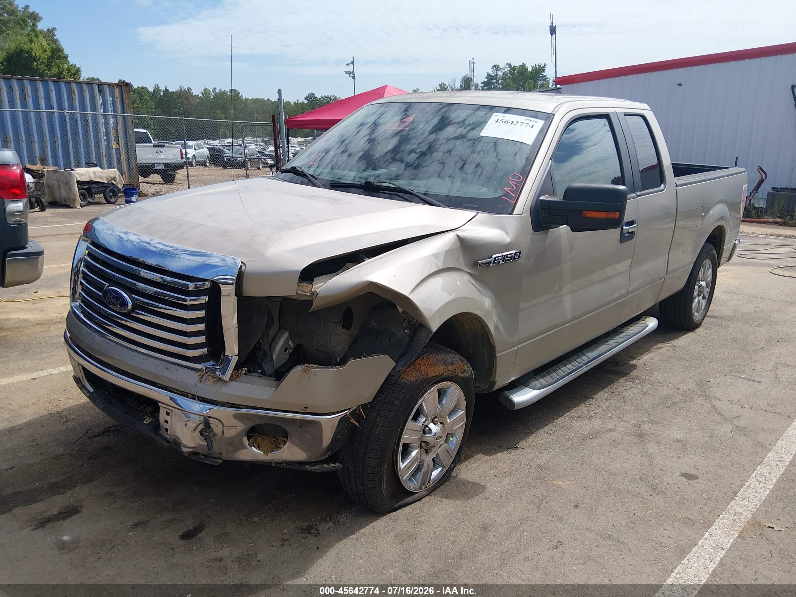2010 Ford F-150 Fx2 Sport/lariat/xl/xlt Tan vin: 1FTFX1CV7AFB96097