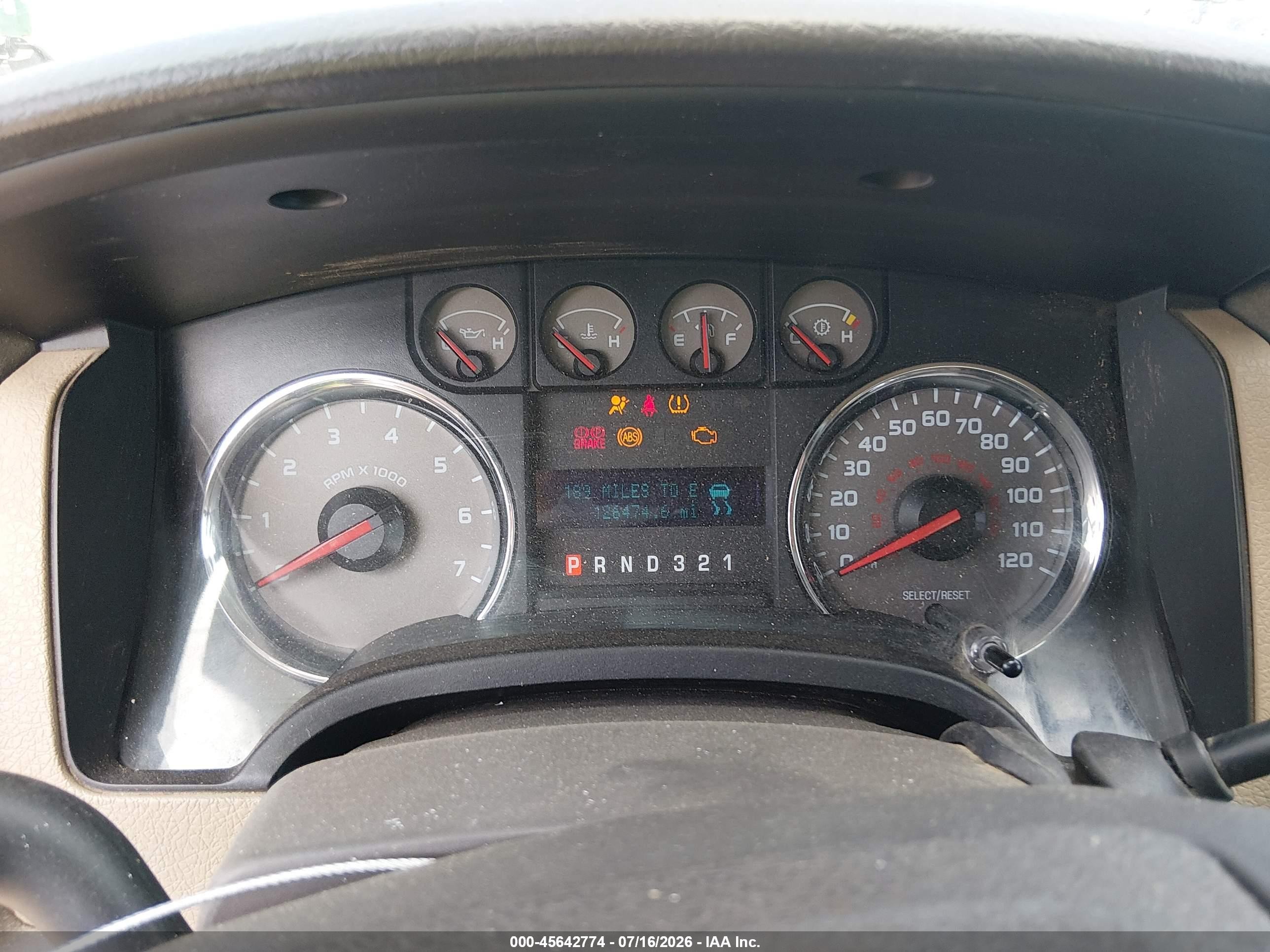 2010 Ford F-150 Fx2 Sport/lariat/xl/xlt Tan vin: 1FTFX1CV7AFB96097