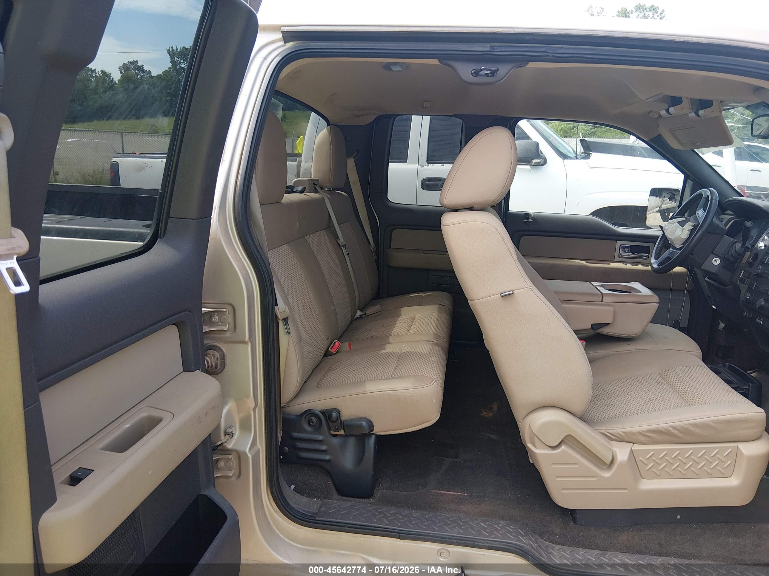2010 Ford F-150 Fx2 Sport/lariat/xl/xlt Tan vin: 1FTFX1CV7AFB96097