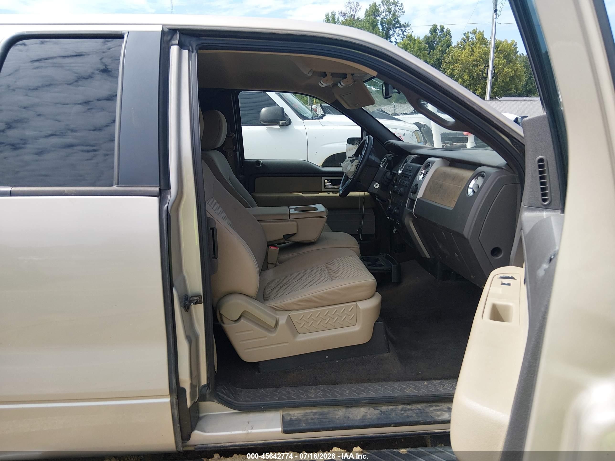 2010 Ford F-150 Fx2 Sport/lariat/xl/xlt Tan vin: 1FTFX1CV7AFB96097