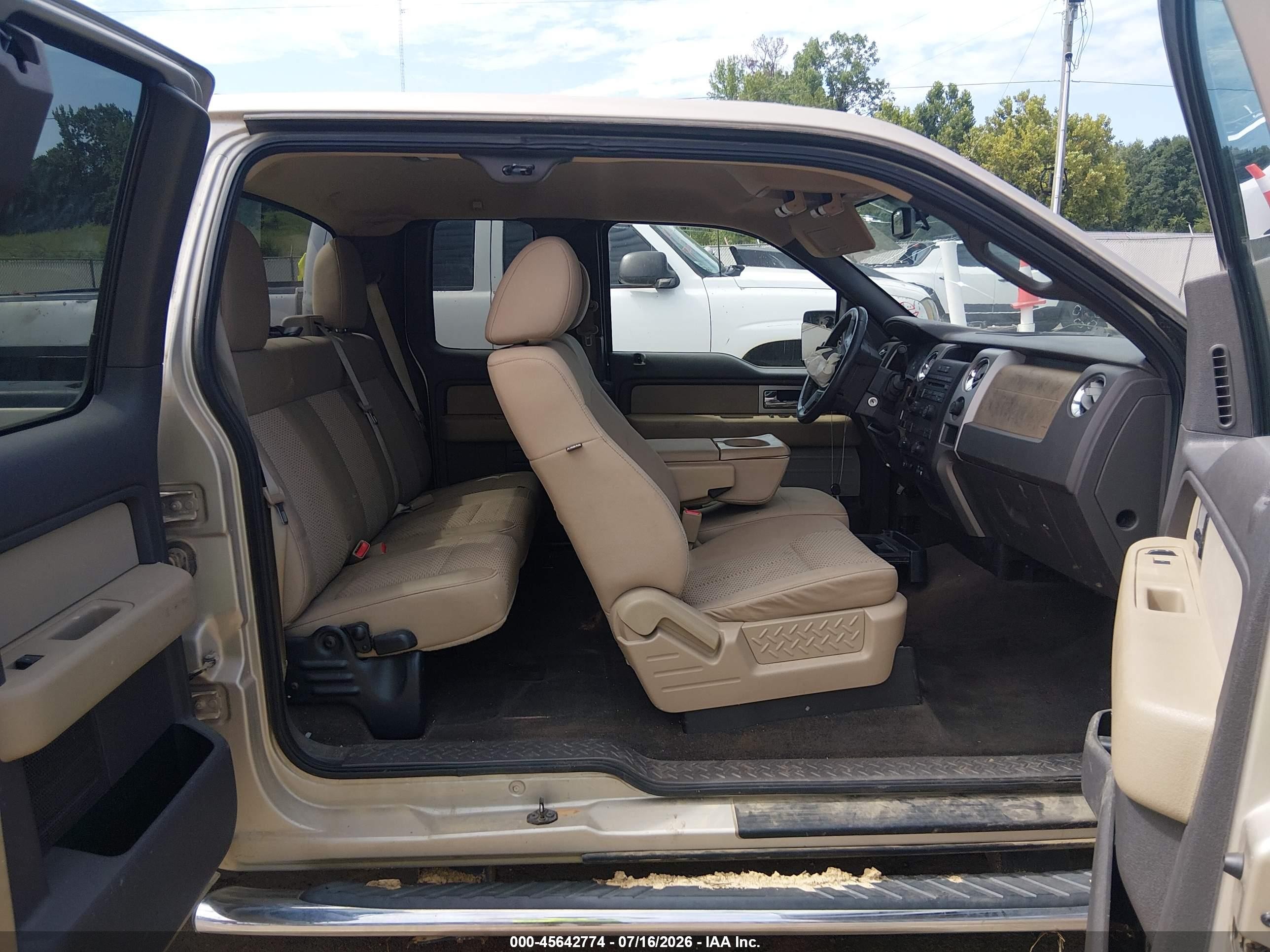 2010 Ford F-150 Fx2 Sport/lariat/xl/xlt Tan vin: 1FTFX1CV7AFB96097