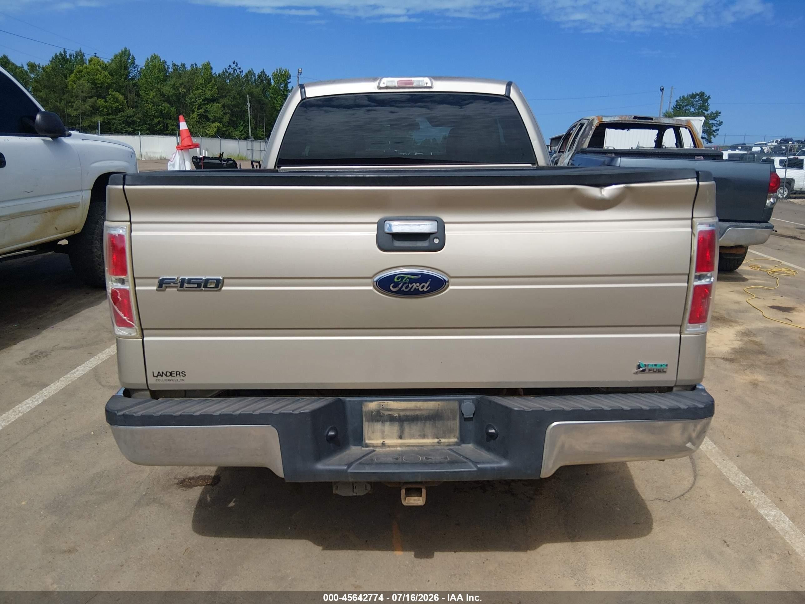 2010 Ford F-150 Fx2 Sport/lariat/xl/xlt Tan vin: 1FTFX1CV7AFB96097