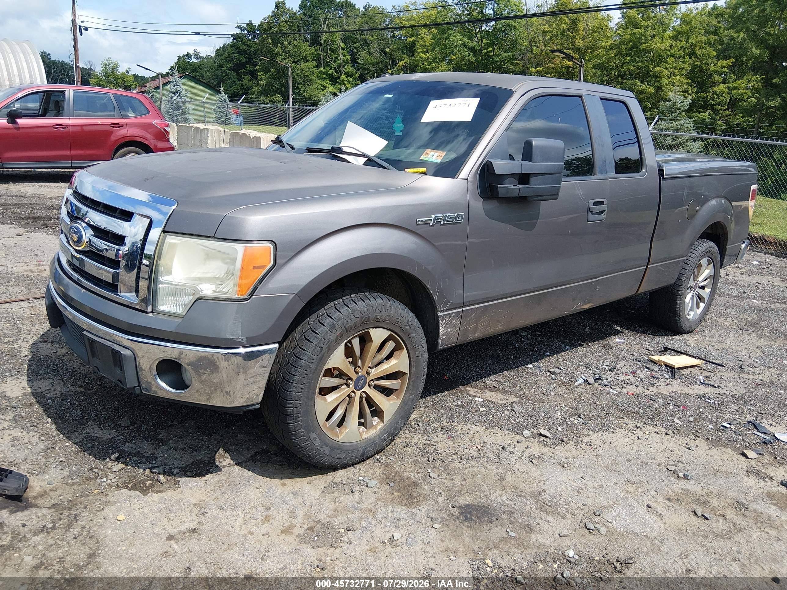 2010 Ford F-150 Fx2 Sport/lariat/xl/xlt Gray vin: 1FTFX1CV7AKE16815