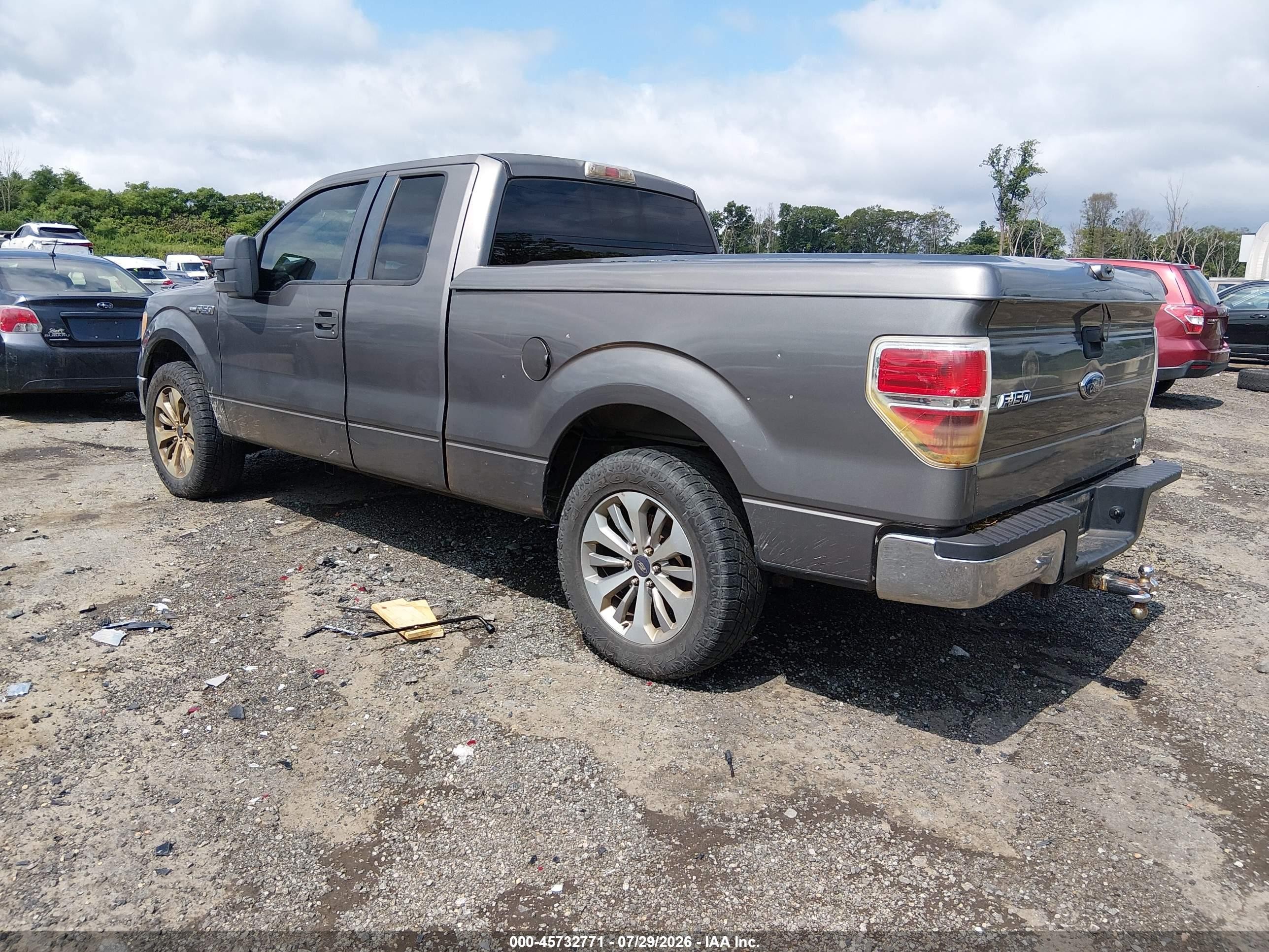 2010 Ford F-150 Fx2 Sport/lariat/xl/xlt Gray vin: 1FTFX1CV7AKE16815