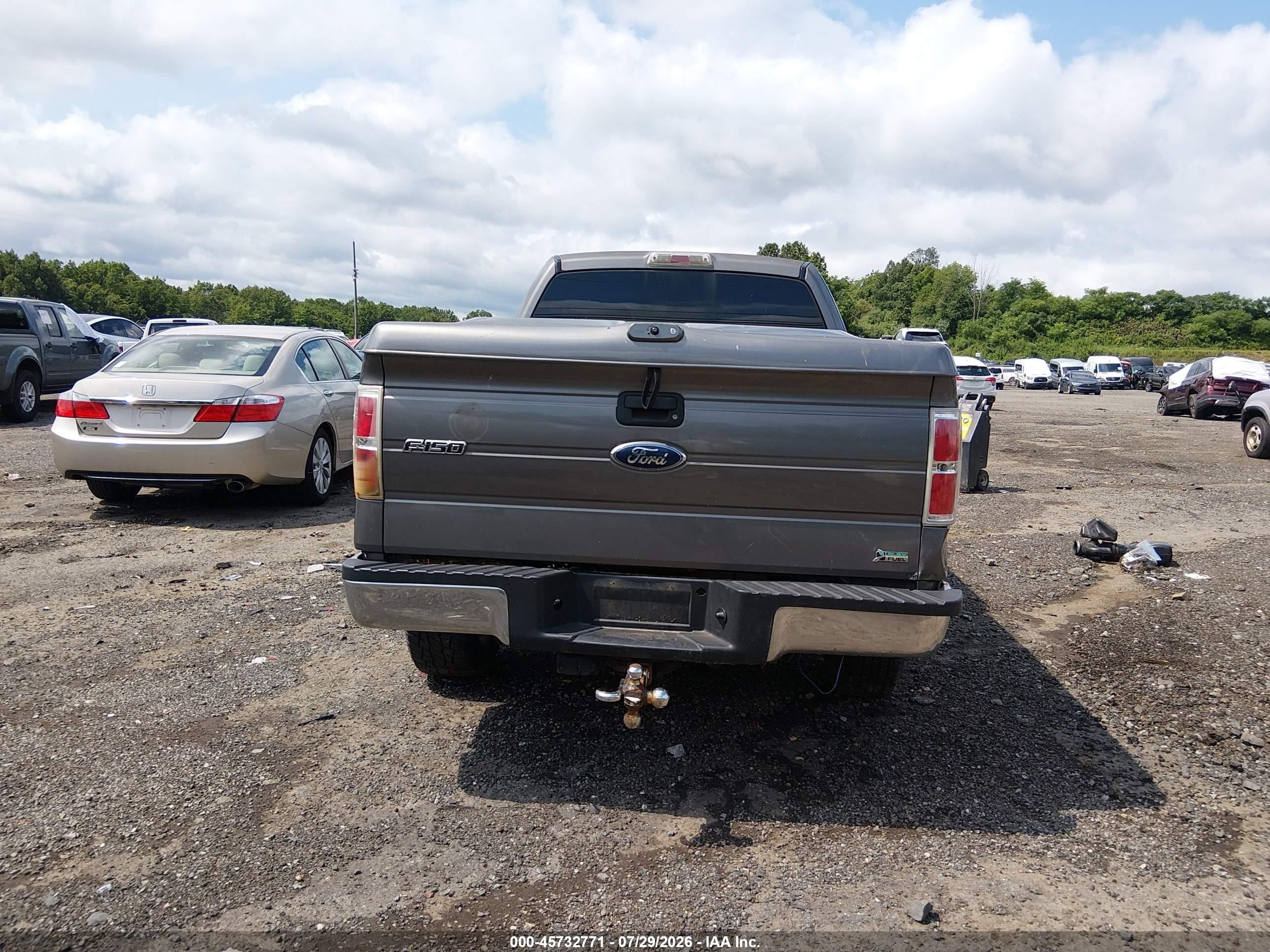 2010 Ford F-150 Fx2 Sport/lariat/xl/xlt Gray vin: 1FTFX1CV7AKE16815