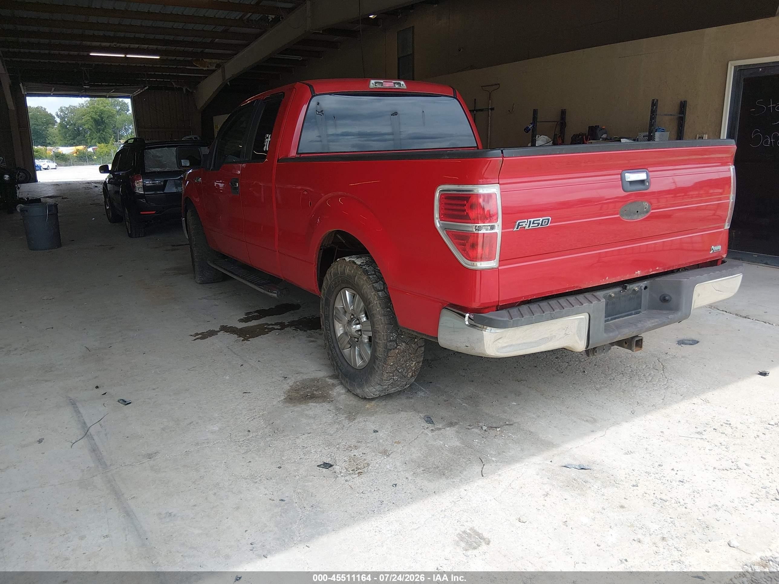 2010 Ford F-150 Fx2 Sport/lariat/xl/xlt Red vin: 1FTFX1CV8AFA57824