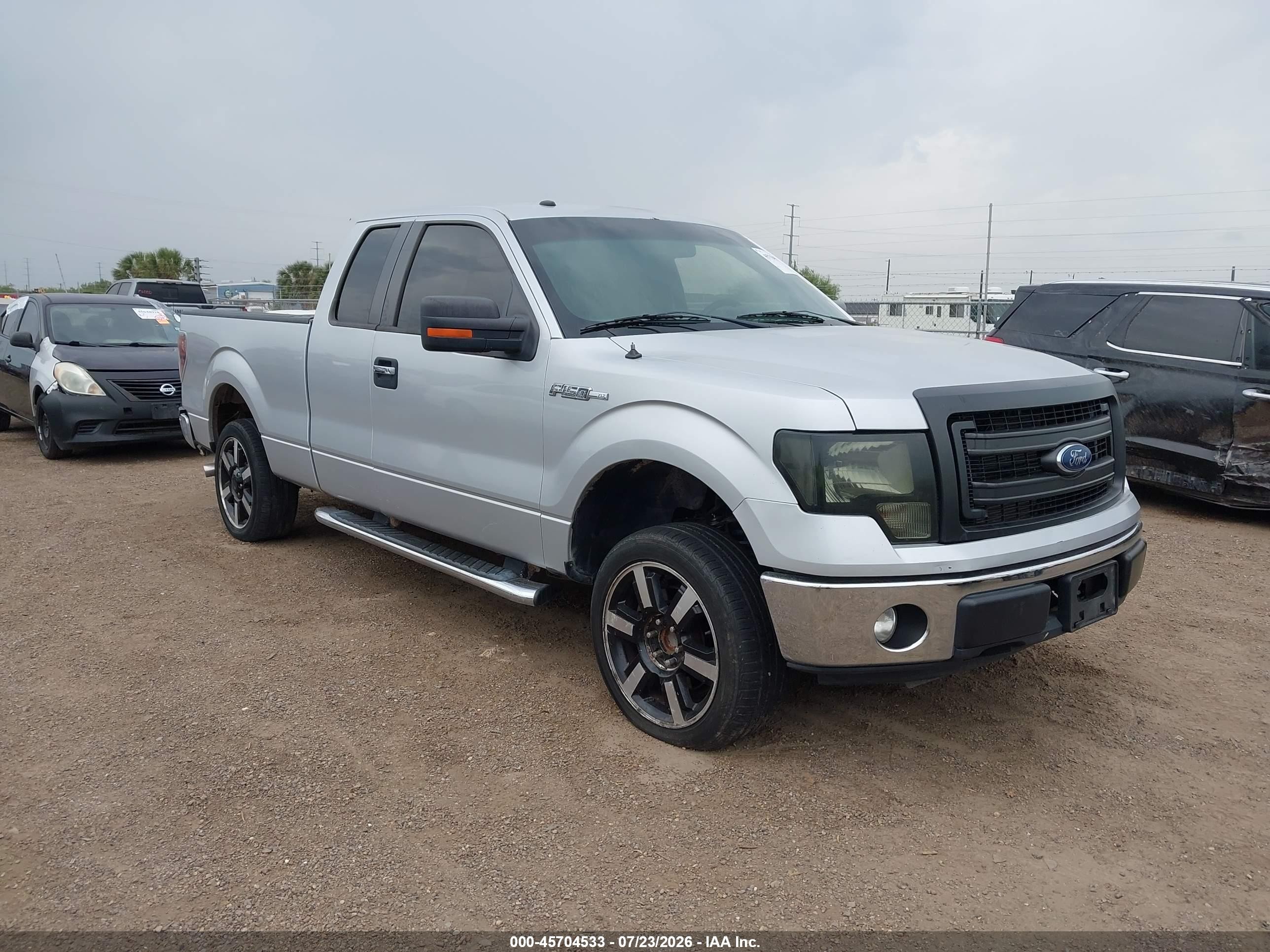 2010 Ford F-150 Fx2 Sport/lariat/xl/xlt Silver vin: 1FTFX1CV8AKE05015