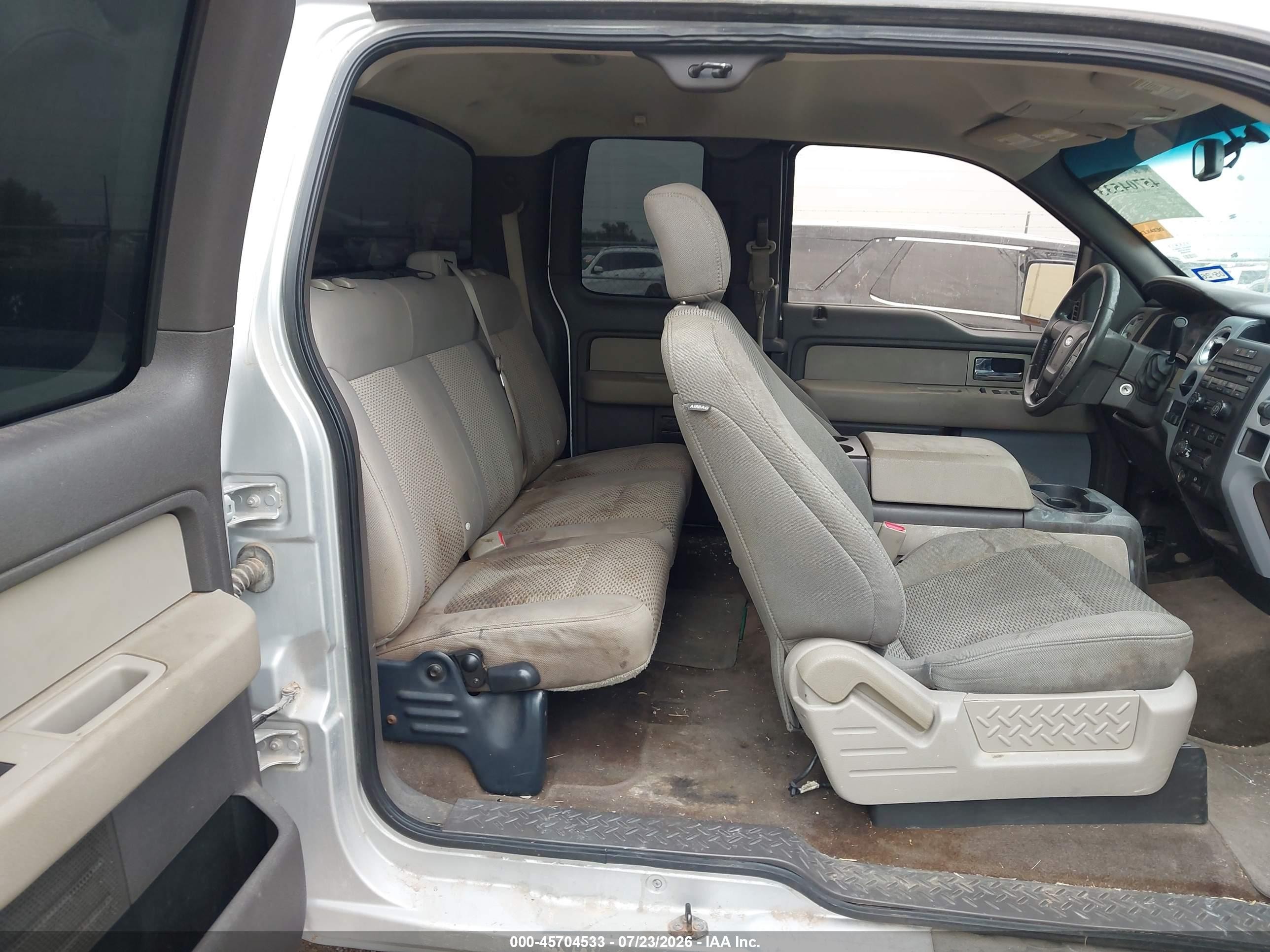 2010 Ford F-150 Fx2 Sport/lariat/xl/xlt Silver vin: 1FTFX1CV8AKE05015