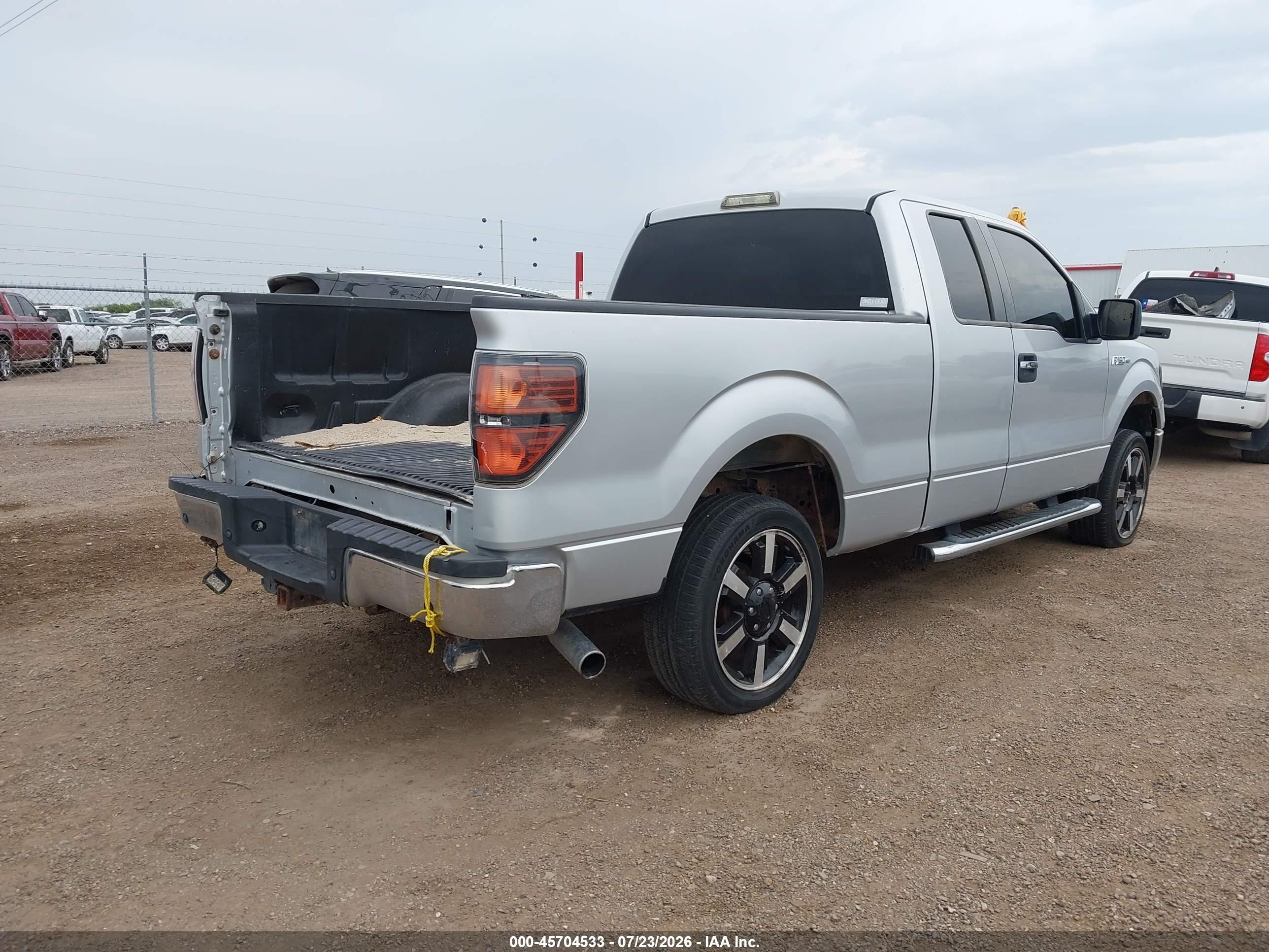 2010 Ford F-150 Fx2 Sport/lariat/xl/xlt Silver vin: 1FTFX1CV8AKE05015