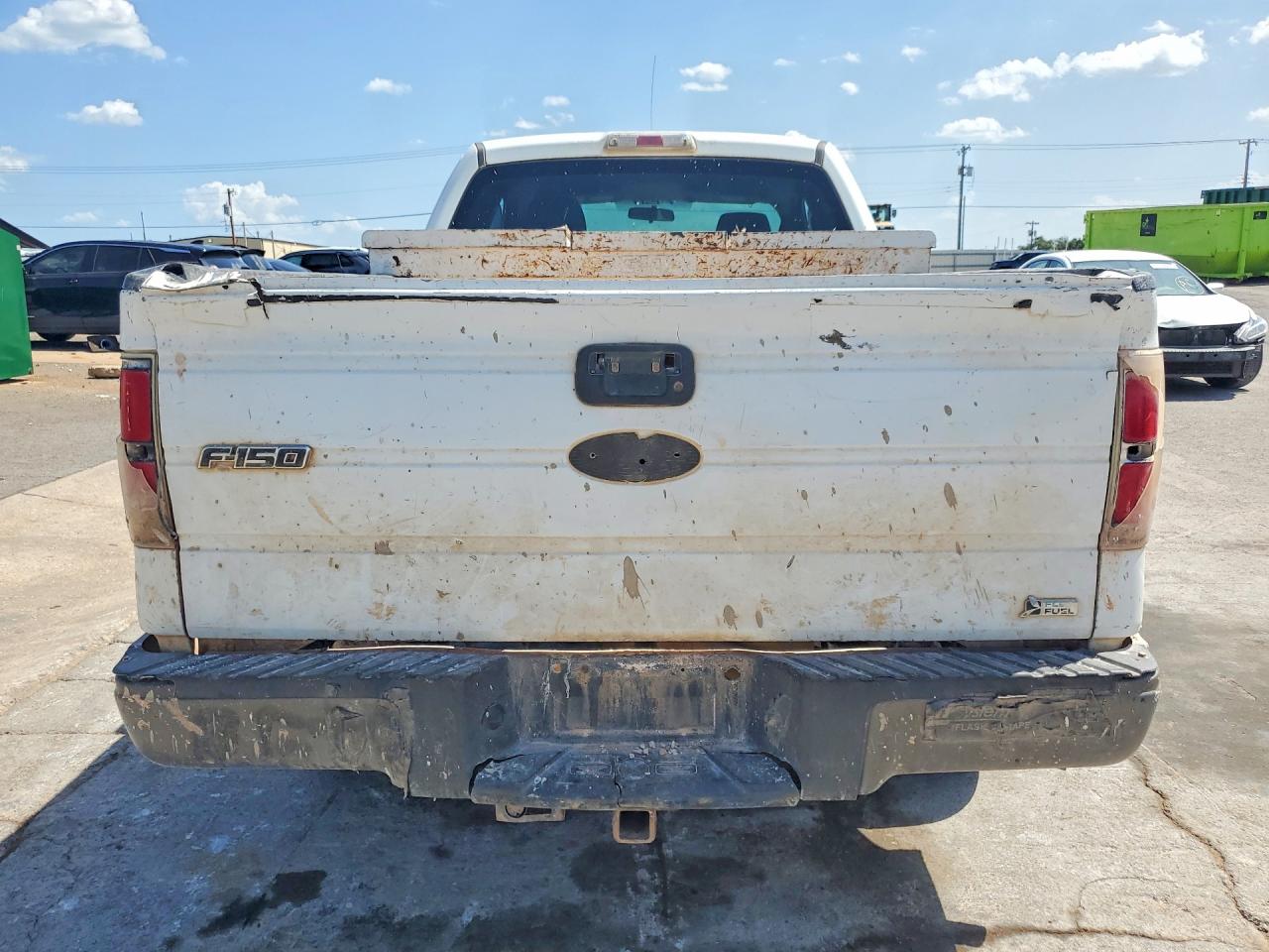 2010 Ford F150 Super Cab White vin: 1FTFX1CV9AFD90016