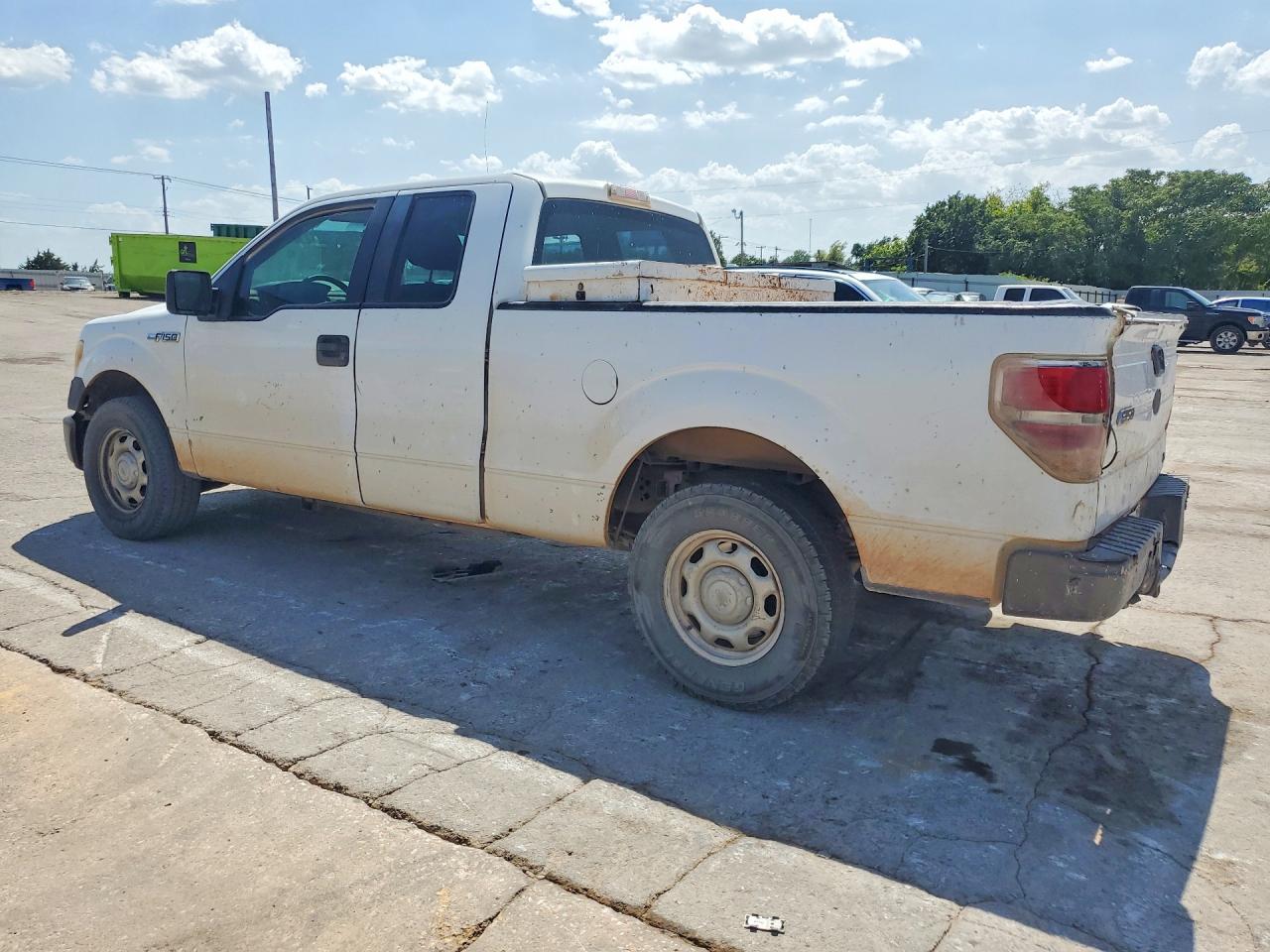 2010 Ford F150 Super Cab White vin: 1FTFX1CV9AFD90016