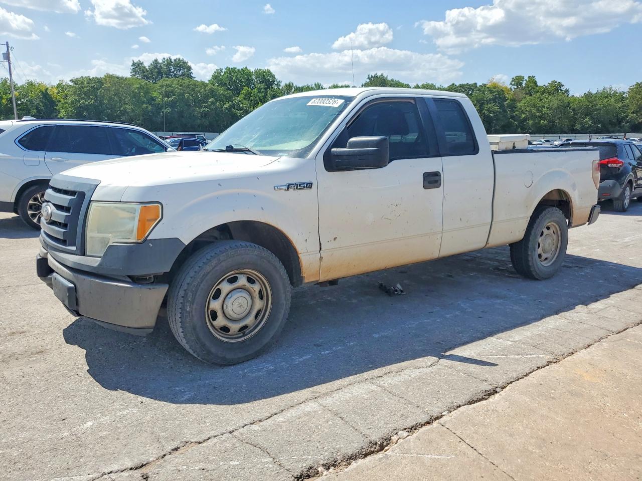 2010 Ford F150 Super Cab White vin: 1FTFX1CV9AFD90016
