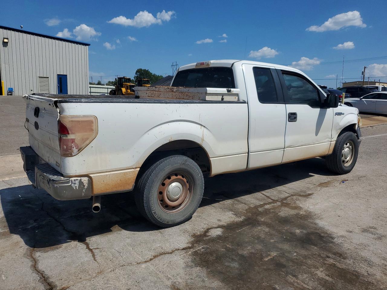 2010 Ford F150 Super Cab White vin: 1FTFX1CV9AFD90016