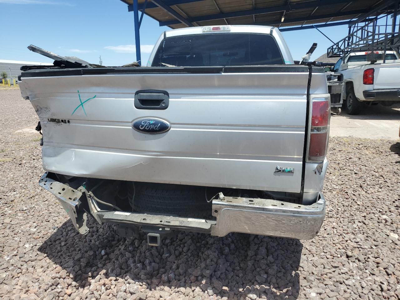 2010 Ford F150 Super Cab Silver vin: 1FTFX1CVXAFB17103
