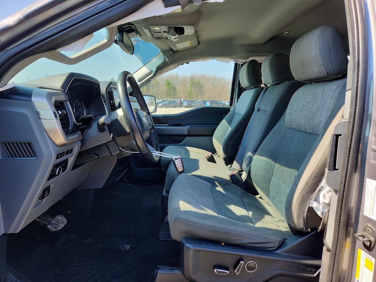 2021 Ford F150 Super Cab Серый vin: 1FTFX1E51MFC83916