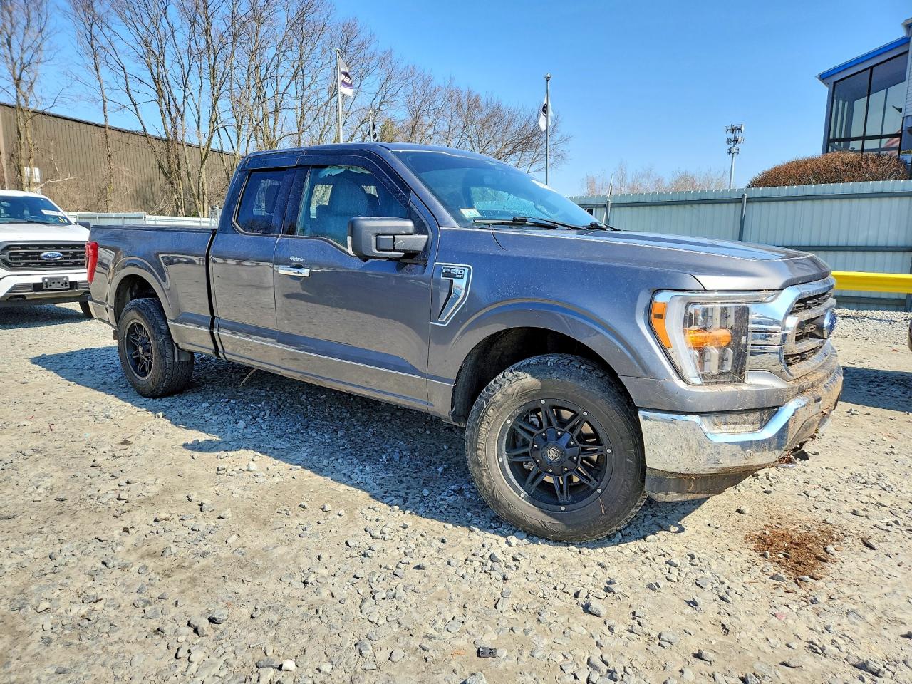 2021 Ford F150 Super Cab Серый vin: 1FTFX1E51MFC83916