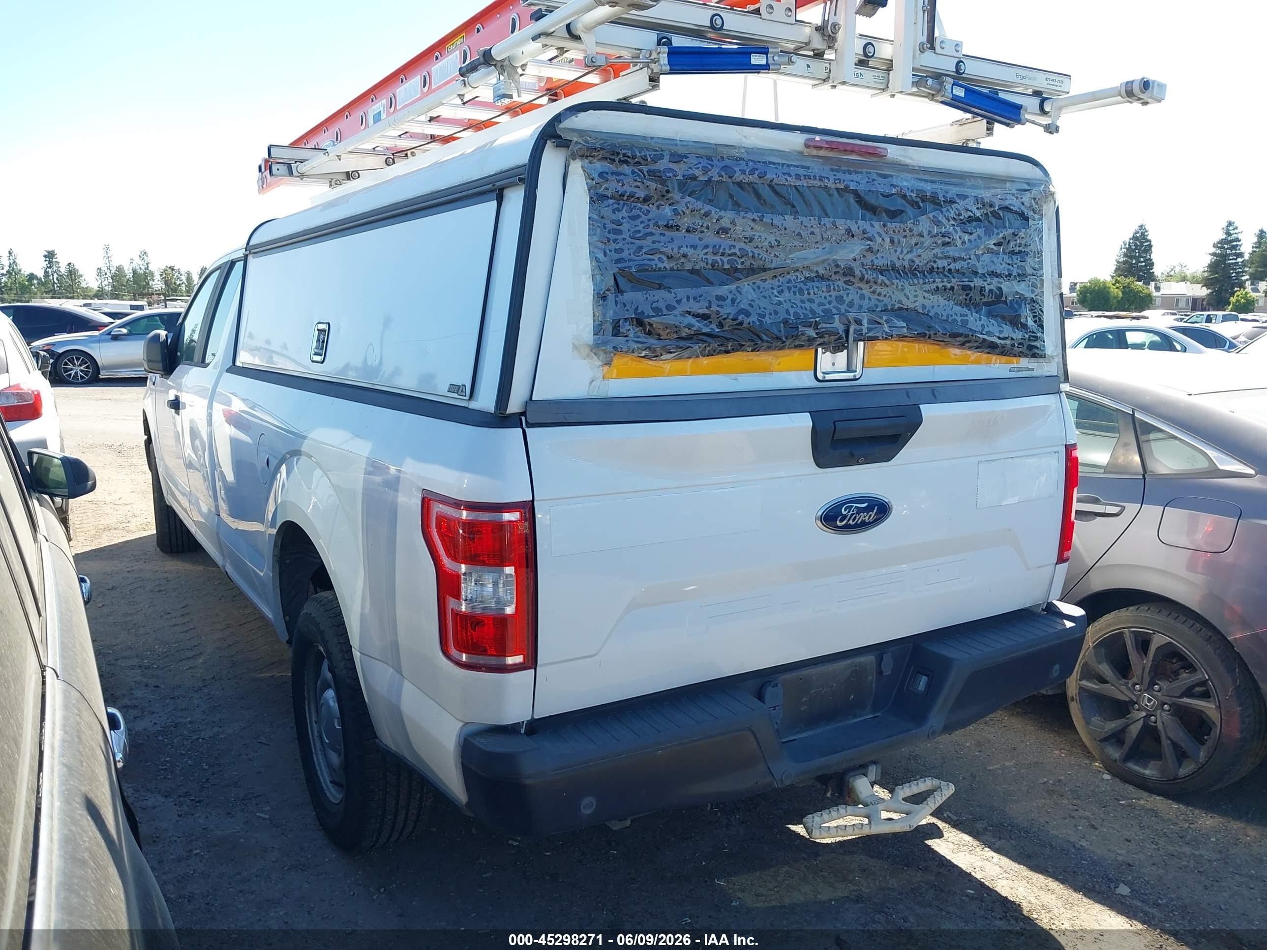 2018 Ford F-150 Xl White vin: 1FTFX1E52JKC27079