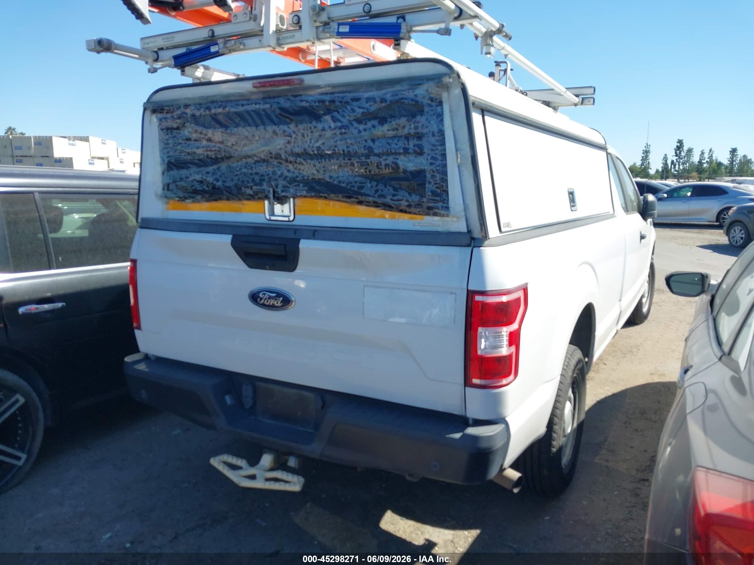 2018 Ford F-150 Xl White vin: 1FTFX1E52JKC27079
