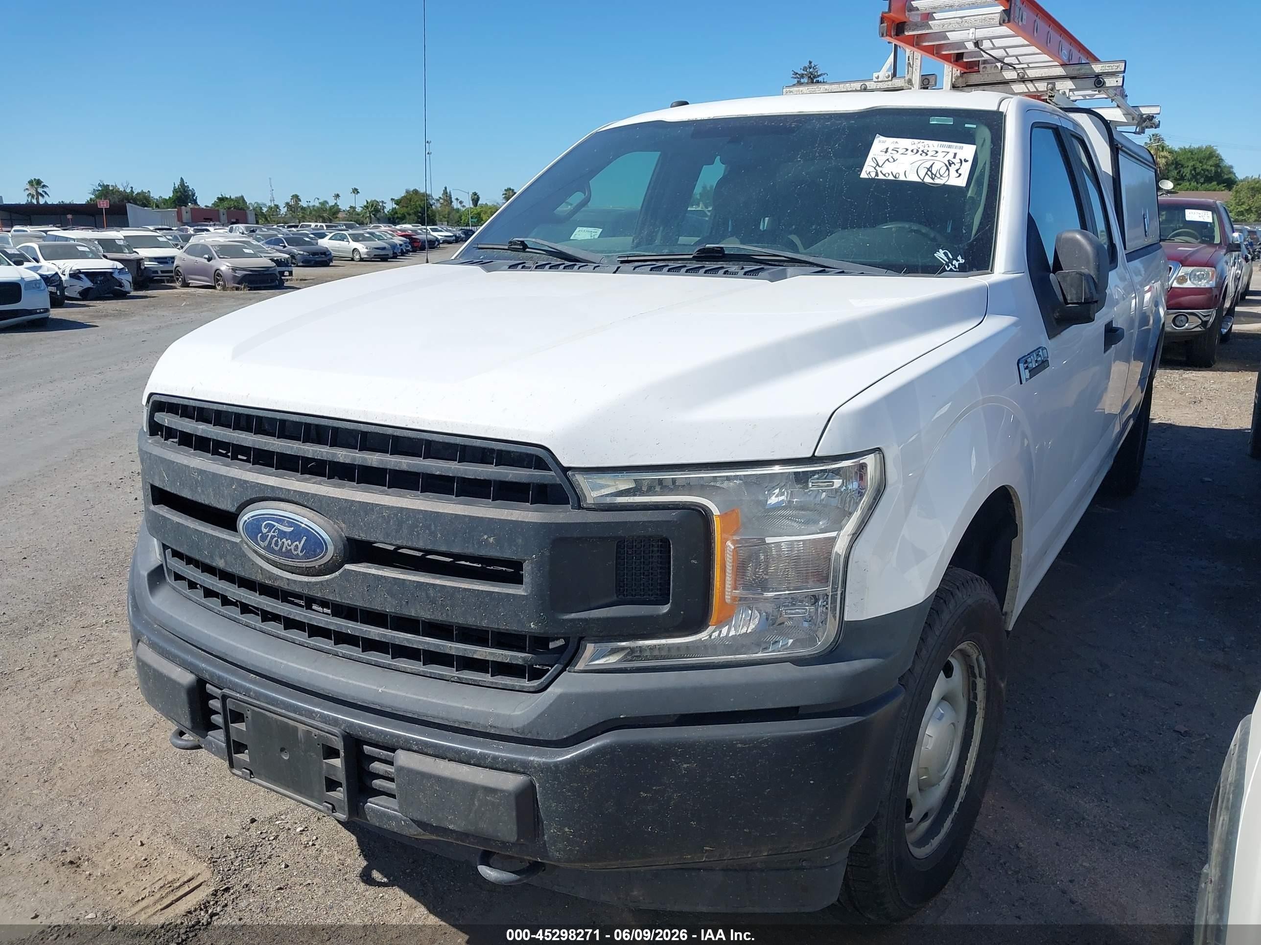 2018 Ford F-150 Xl White vin: 1FTFX1E52JKC27079