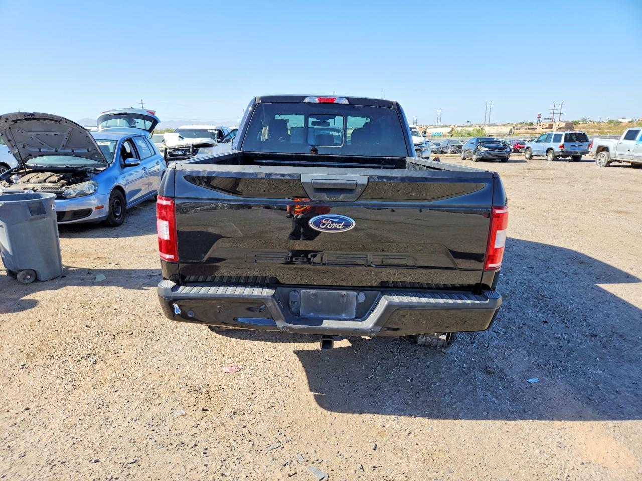 2020 Ford F150 Super Cab Black vin: 1FTFX1E53LFB85534
