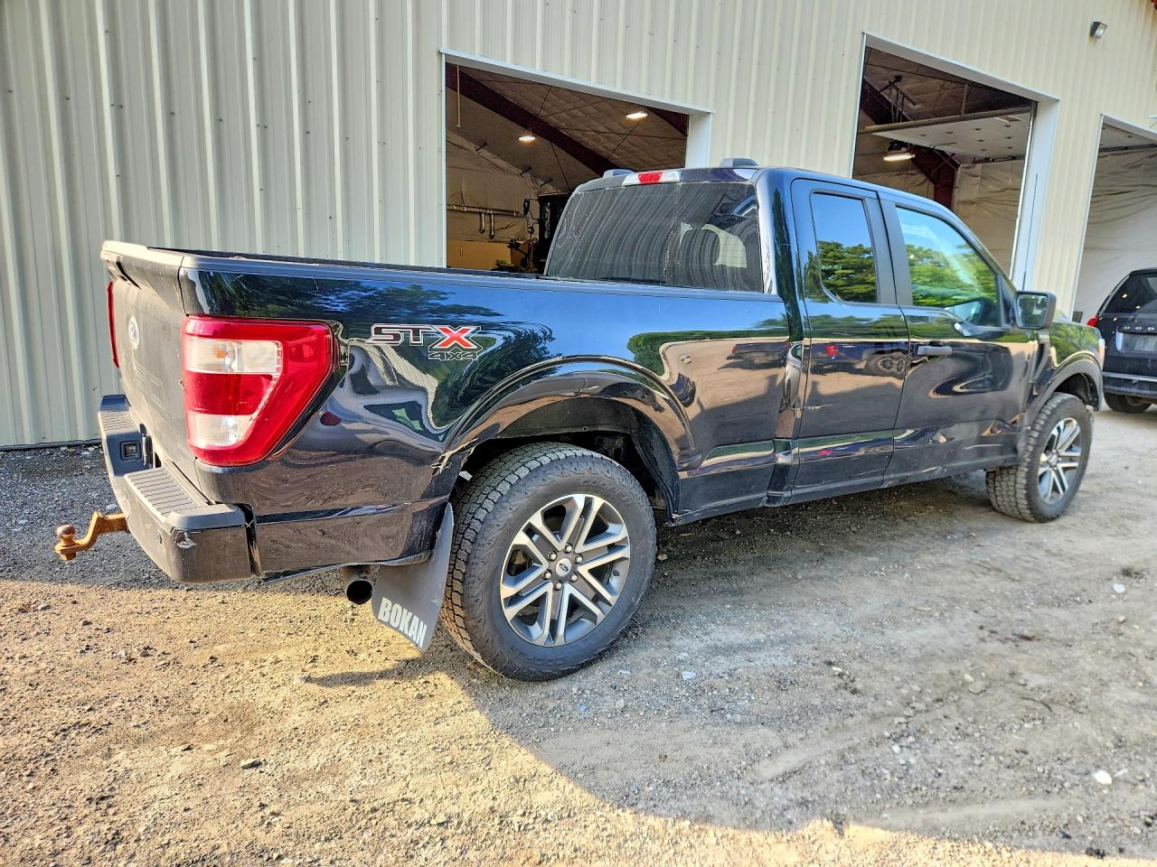 2022 Ford F150 Super Cab Black vin: 1FTFX1E53NFA22160