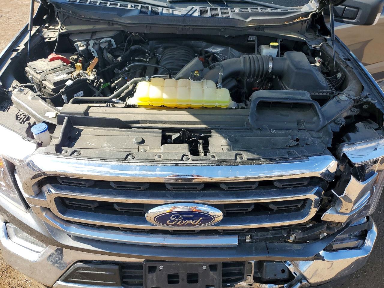 2022 Ford F150 Super Cab Gray vin: 1FTFX1E55NKE14256