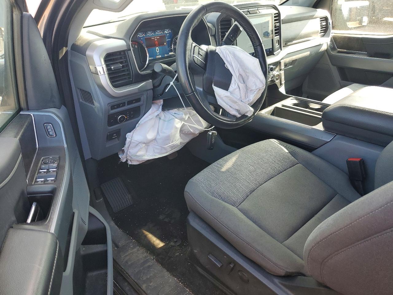 2022 Ford F150 Super Cab Gray vin: 1FTFX1E55NKE14256