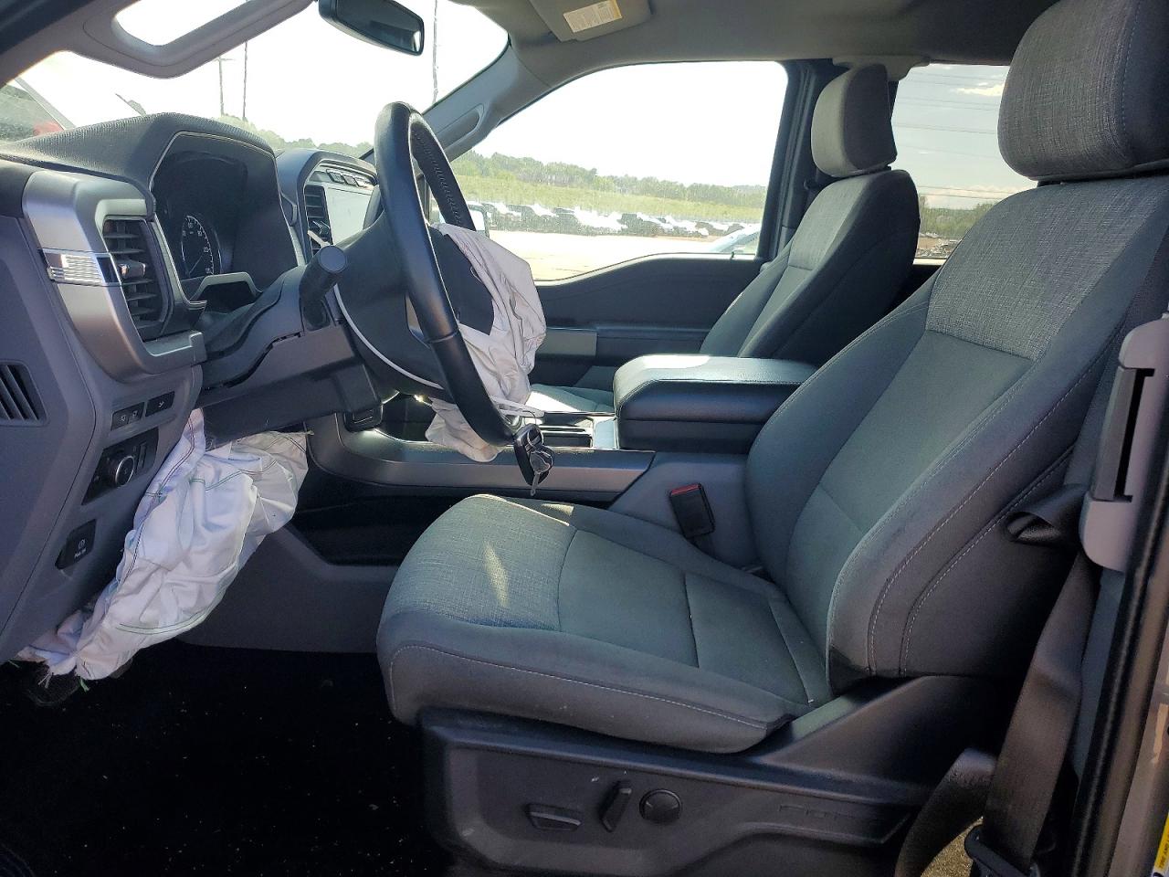 2022 Ford F150 Super Cab Gray vin: 1FTFX1E55NKE14256