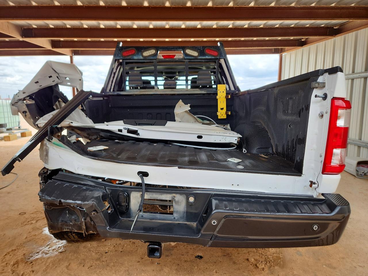 2022 Ford F150 Super Cab White vin: 1FTFX1E57NKE90643