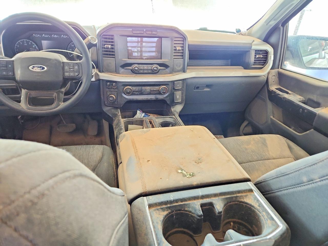 2022 Ford F150 Super Cab White vin: 1FTFX1E57NKE90643