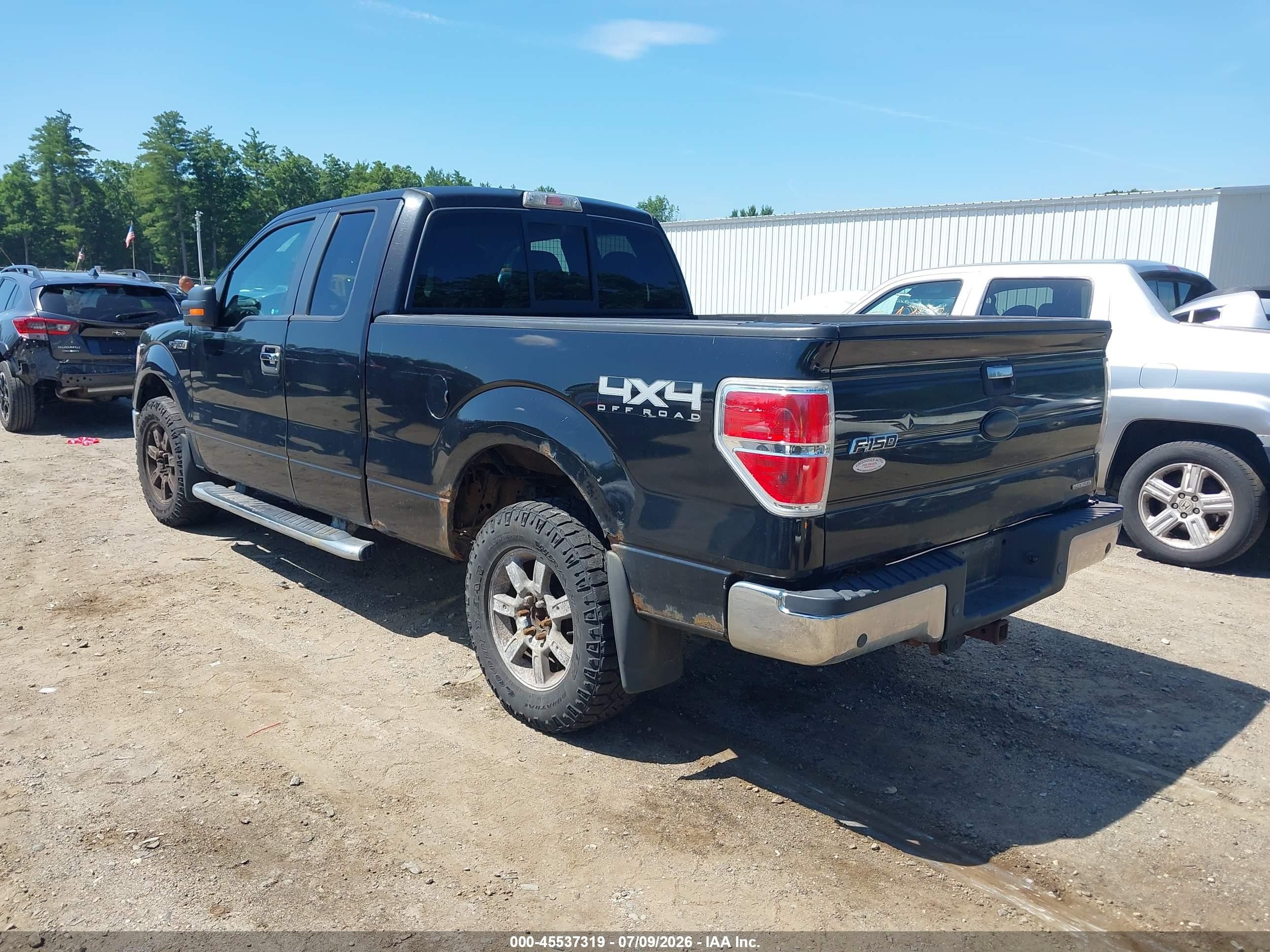 2011 Ford F-150 Fx4/lariat/stx/xl/xlt Black vin: 1FTFX1EF0BFB27999