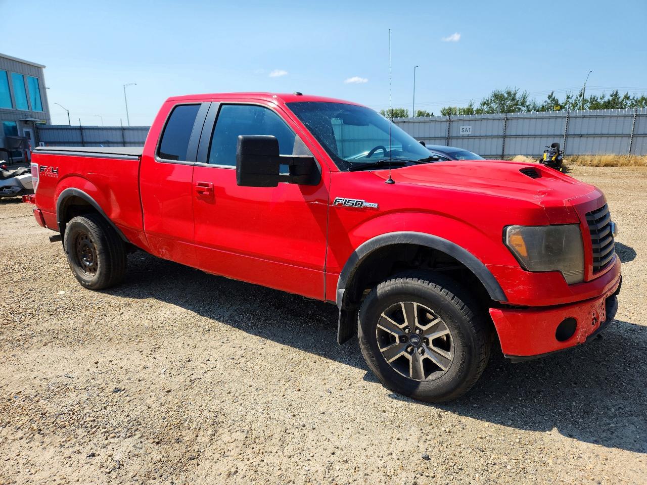 2011 Ford F150 Super Cab Red vin: 1FTFX1EF0BFC24118