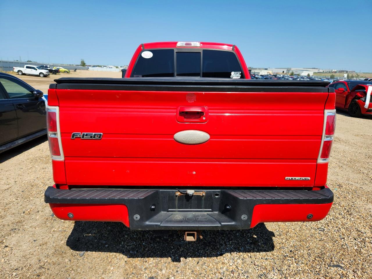 2011 Ford F150 Super Cab Red vin: 1FTFX1EF0BFC24118