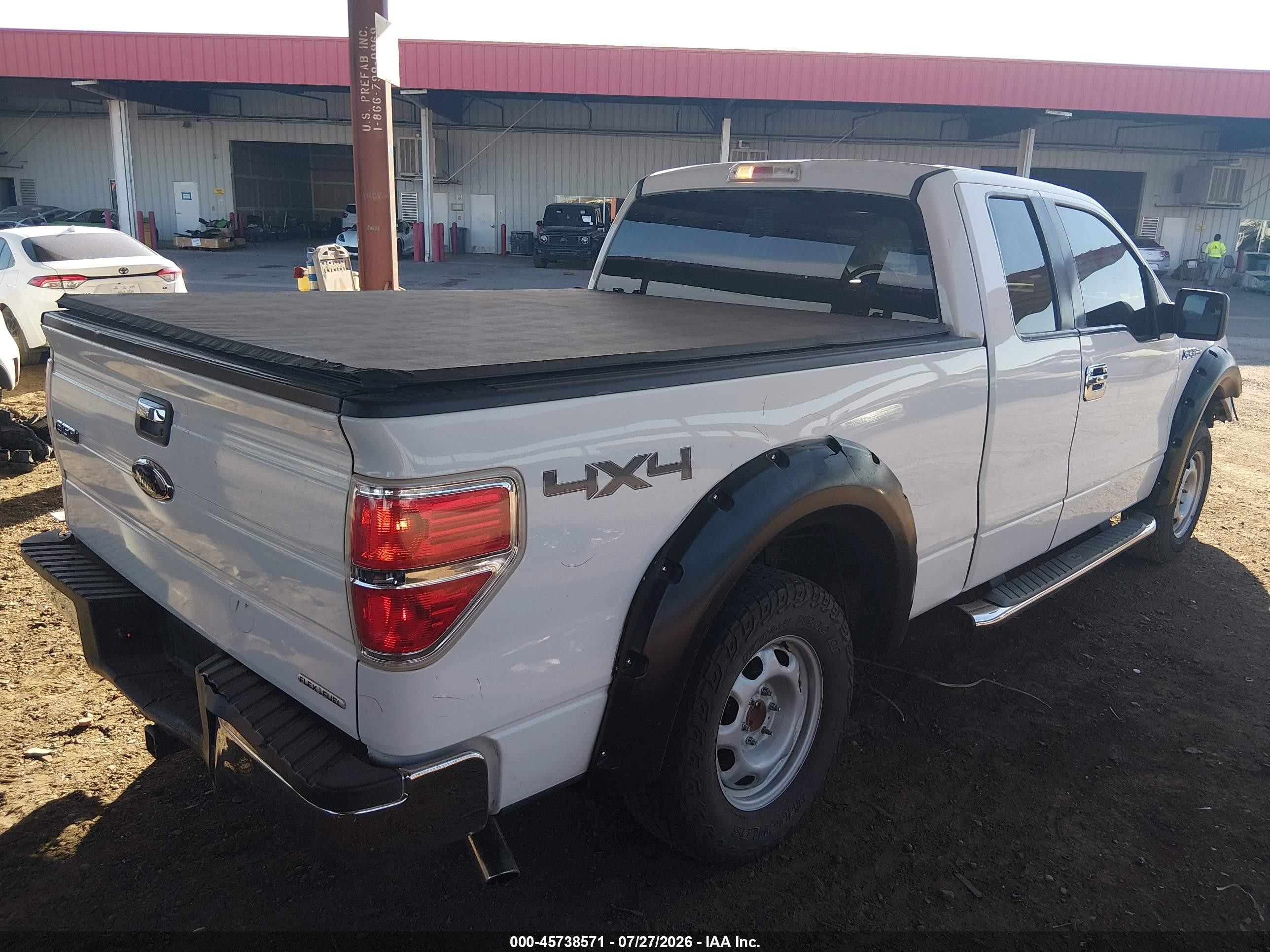 2011 Ford F-150 Xlt White vin: 1FTFX1EF0BKD20385
