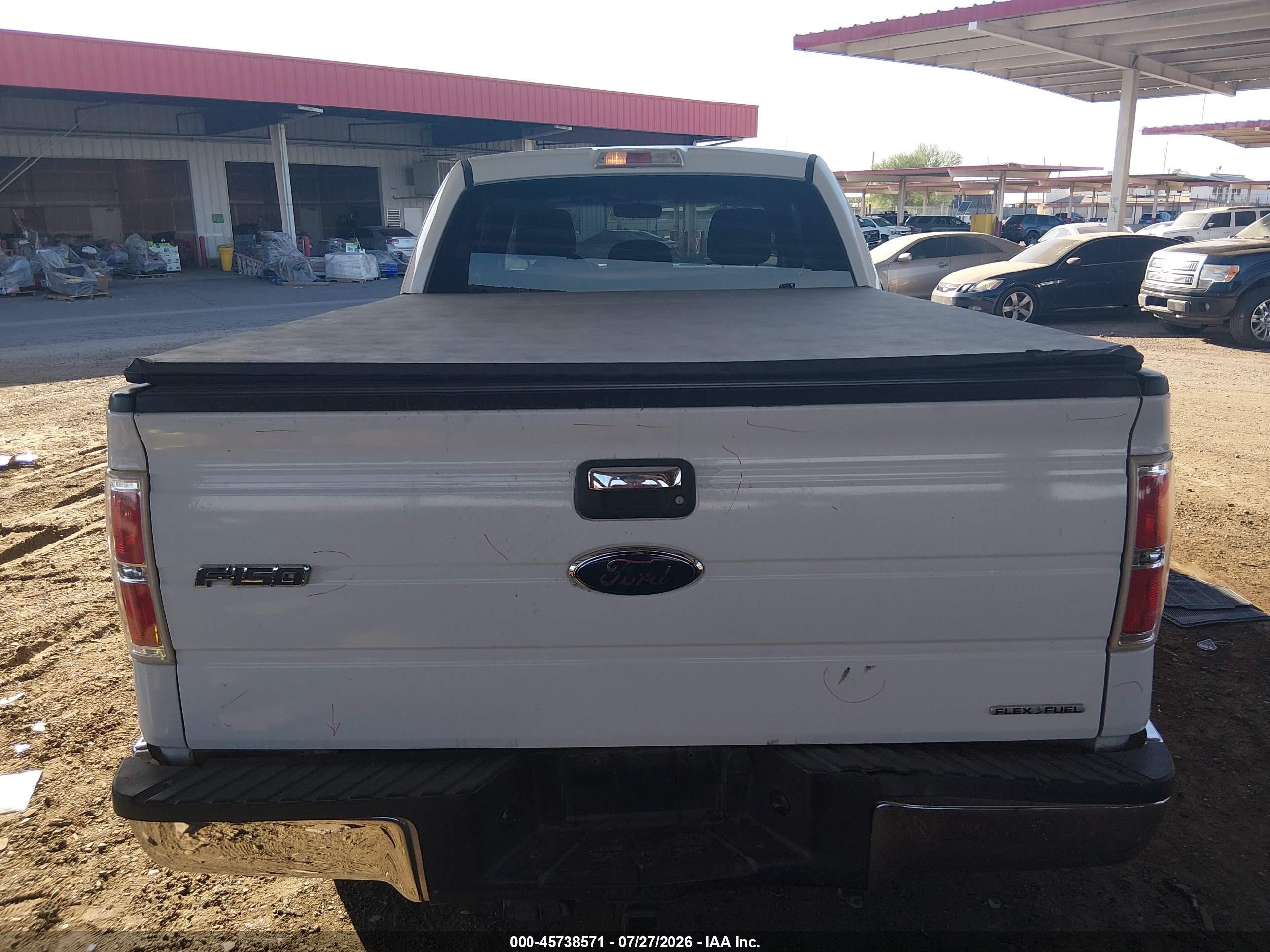 2011 Ford F-150 Xlt White vin: 1FTFX1EF0BKD20385