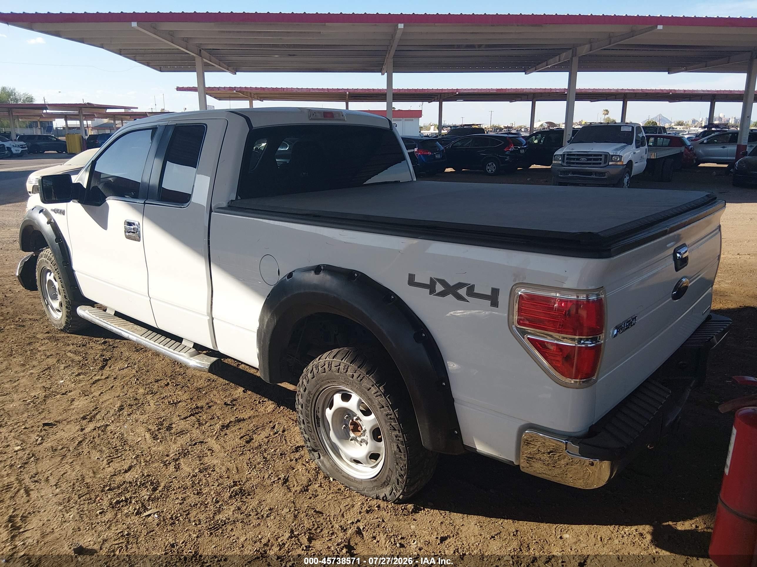 2011 Ford F-150 Xlt White vin: 1FTFX1EF0BKD20385
