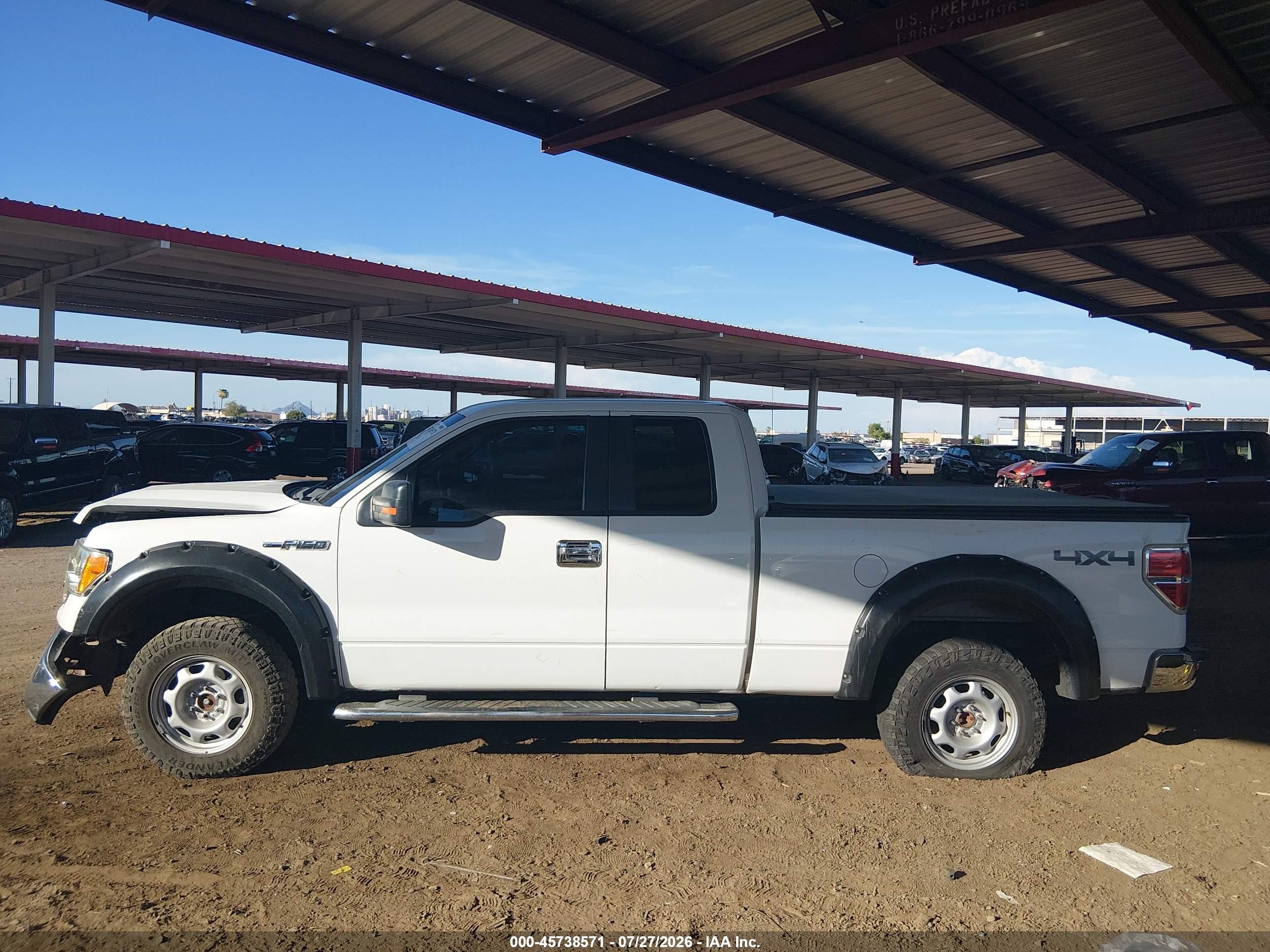 2011 Ford F-150 Xlt White vin: 1FTFX1EF0BKD20385