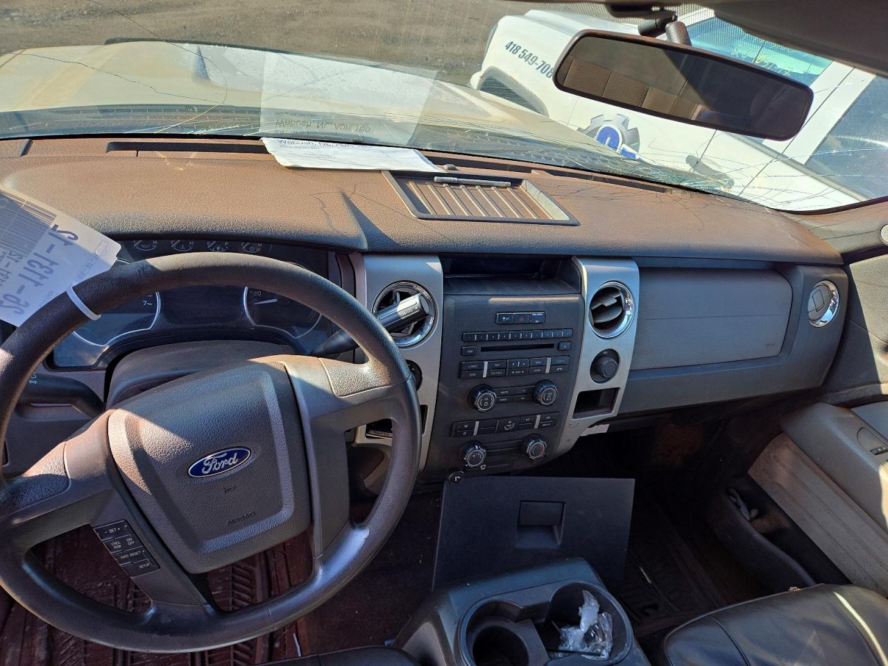 2012 Ford F150 Super Cab Белый vin: 1FTFX1EF0CFA15494