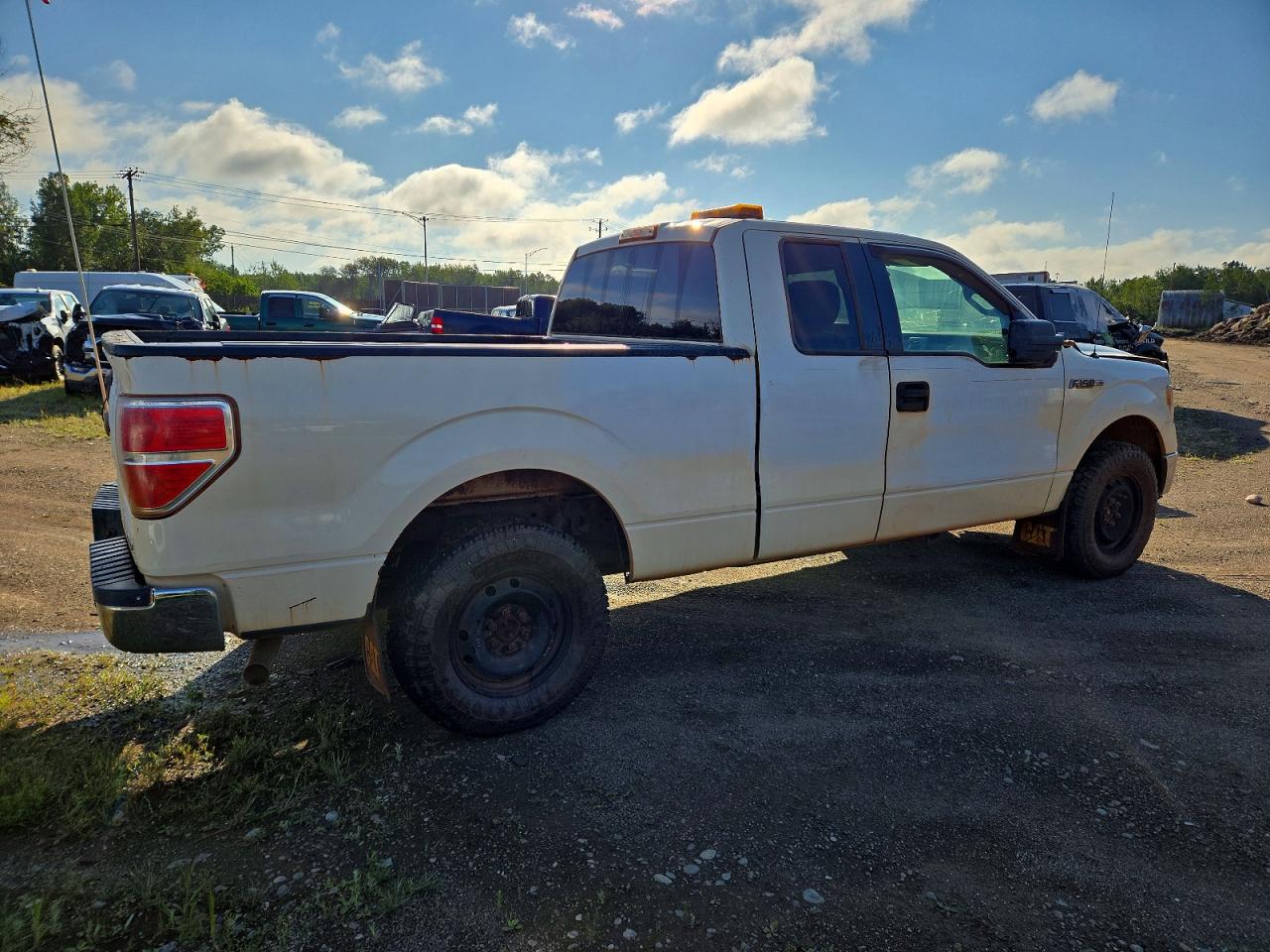 2012 Ford F150 Super Cab Белый vin: 1FTFX1EF0CFA15494