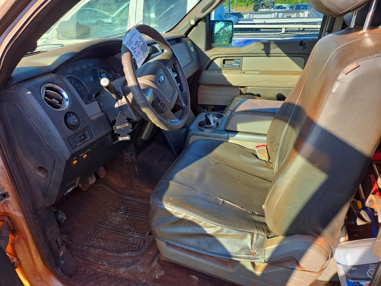 2012 Ford F150 Super Cab Белый vin: 1FTFX1EF0CFA15494