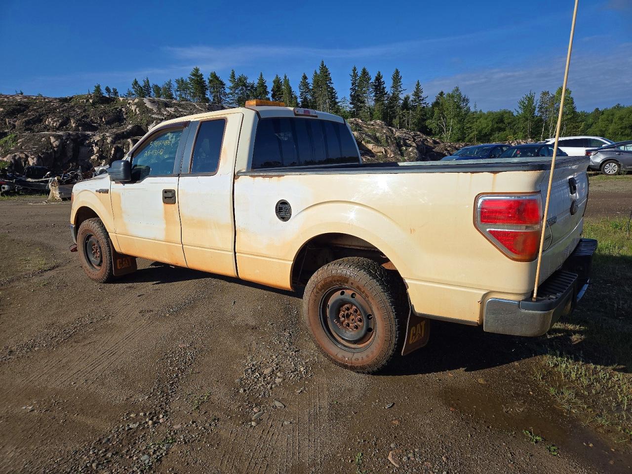 2012 Ford F150 Super Cab Белый vin: 1FTFX1EF0CFA15494
