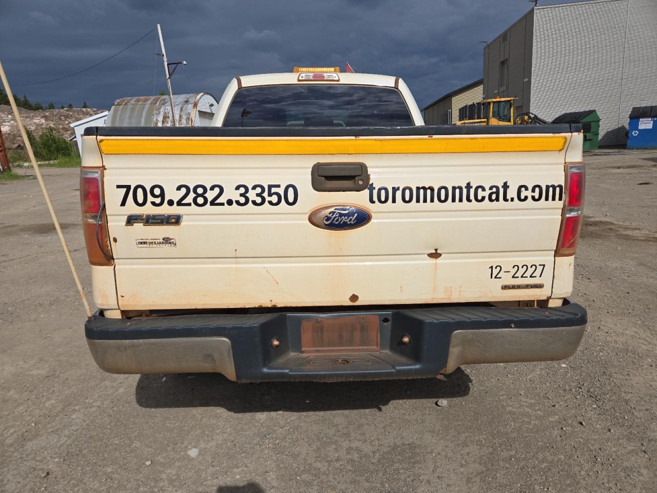 2012 Ford F150 Super Cab Белый vin: 1FTFX1EF0CFA15494 Damage: Tailgate, Chipped, 4