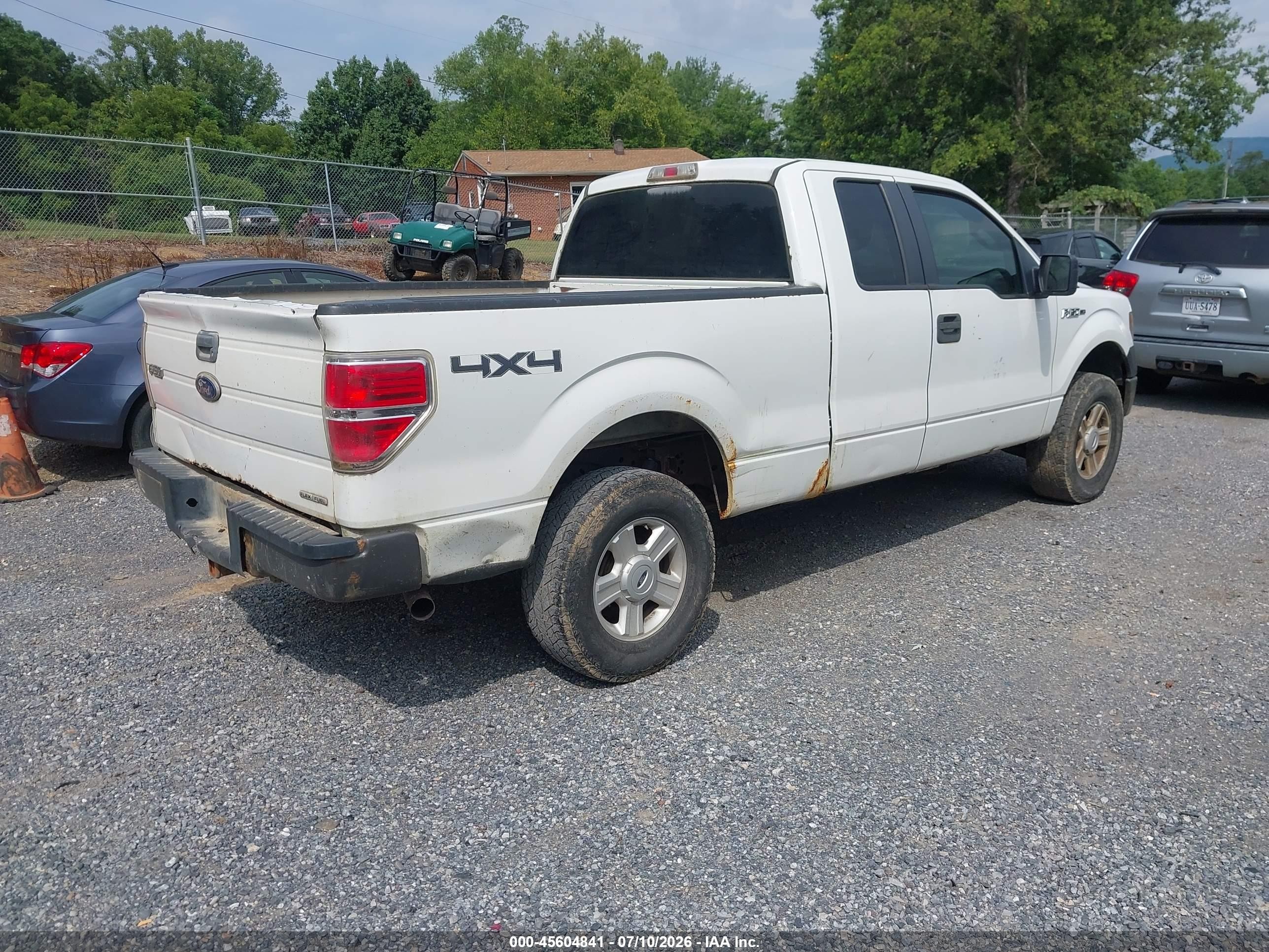 2012 Ford F-150 Xl White vin: 1FTFX1EF0CFA60578