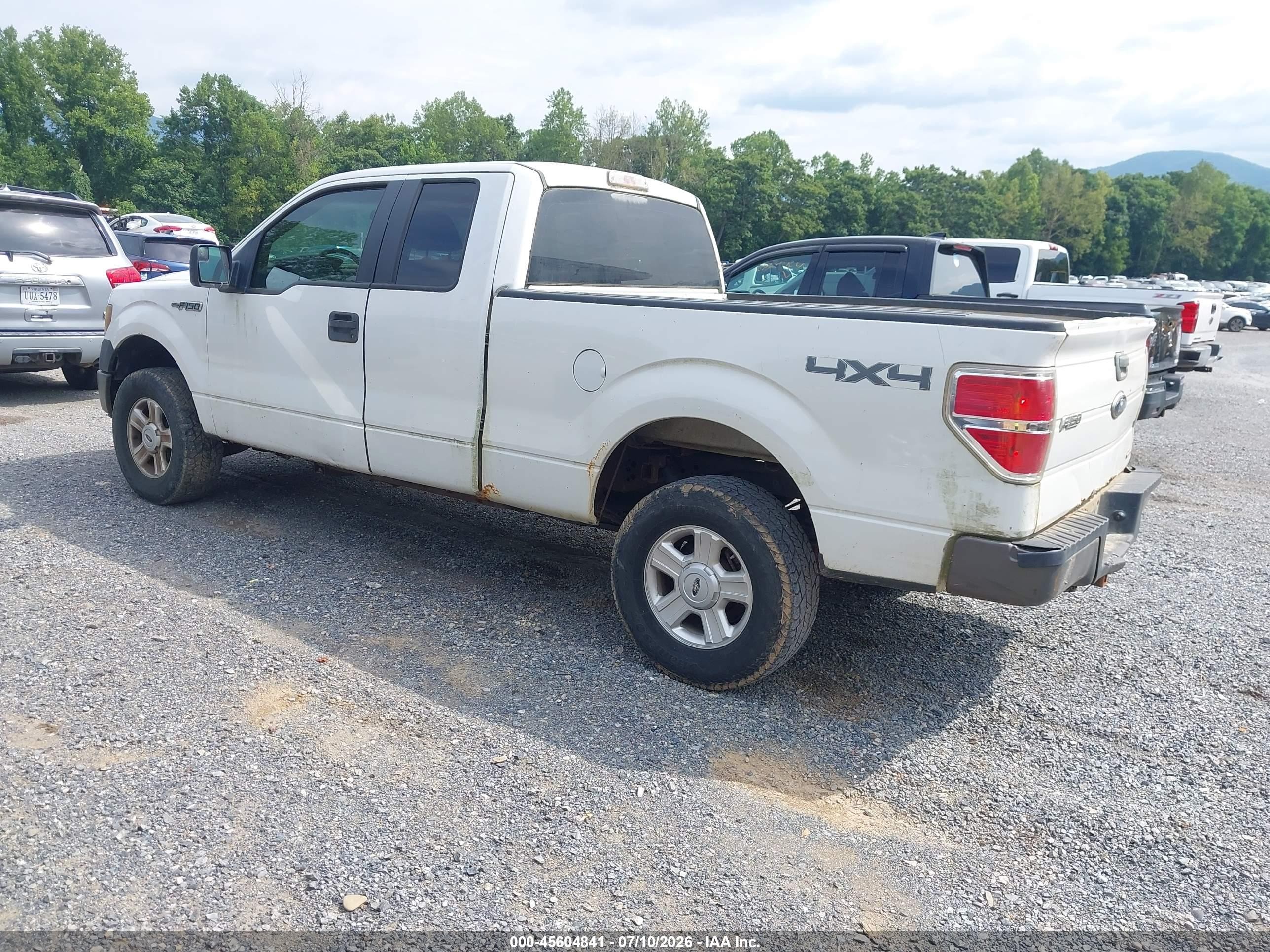 2012 Ford F-150 Xl White vin: 1FTFX1EF0CFA60578