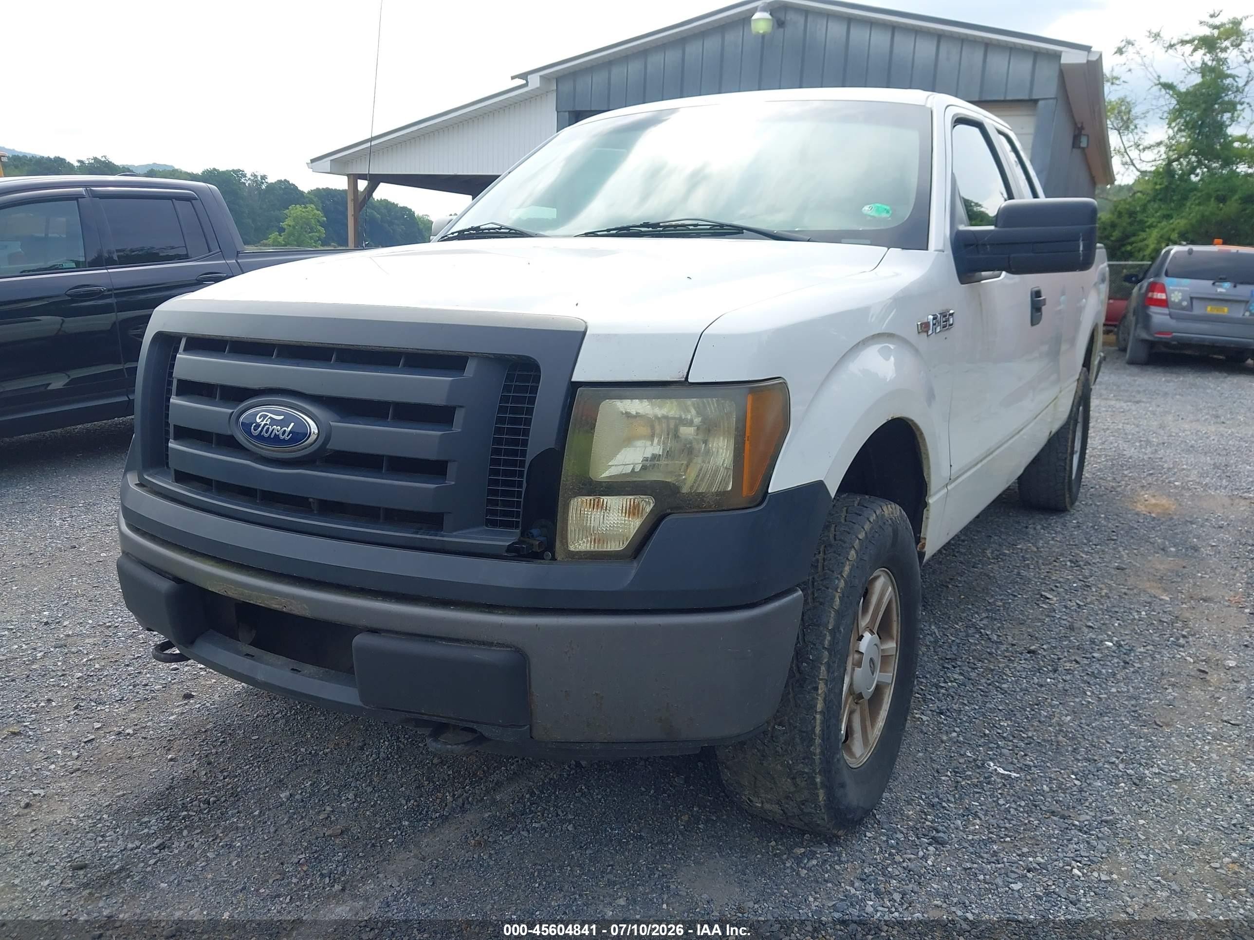 2012 Ford F-150 Xl White vin: 1FTFX1EF0CFA60578