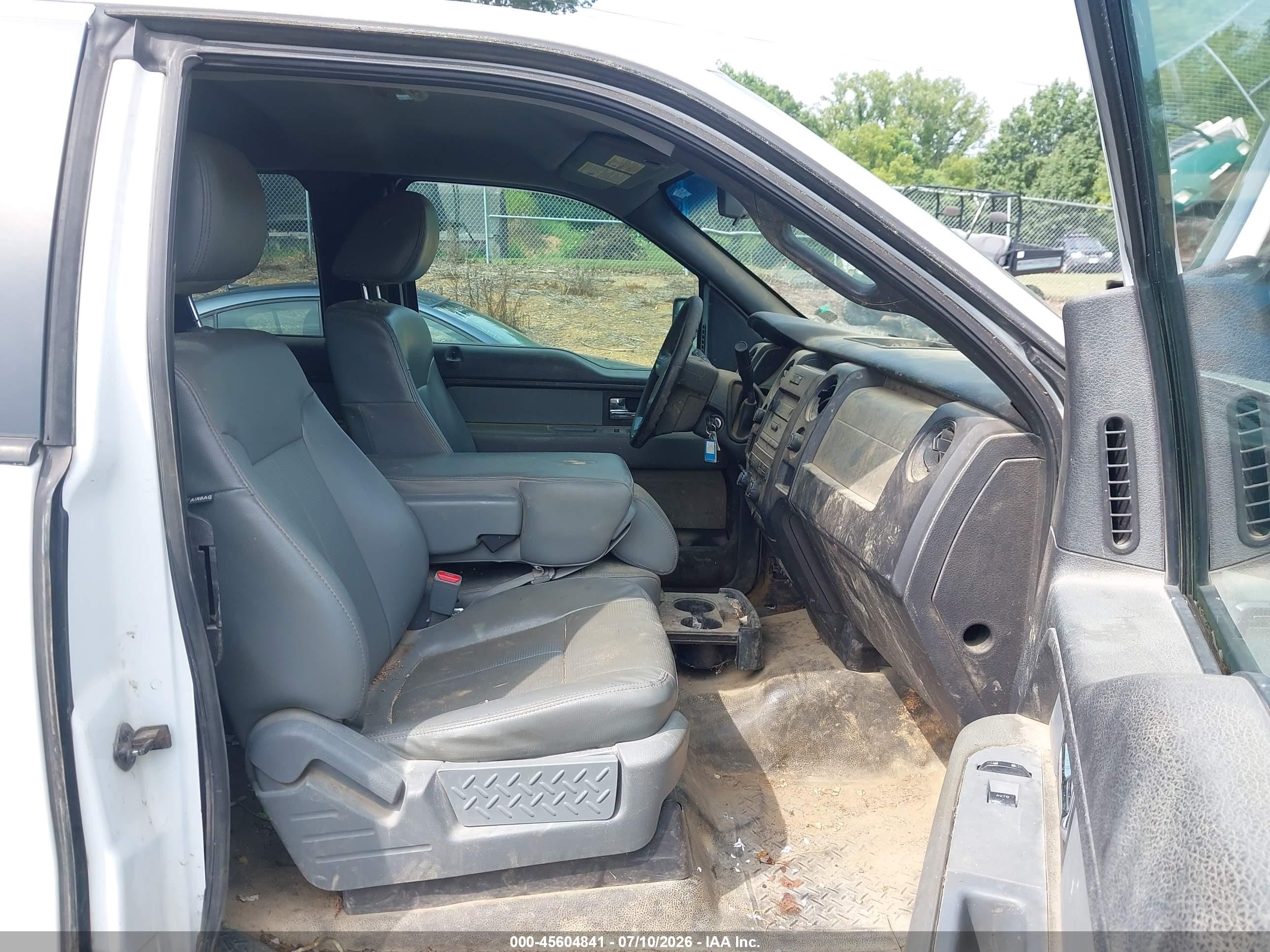 2012 Ford F-150 Xl White vin: 1FTFX1EF0CFA60578