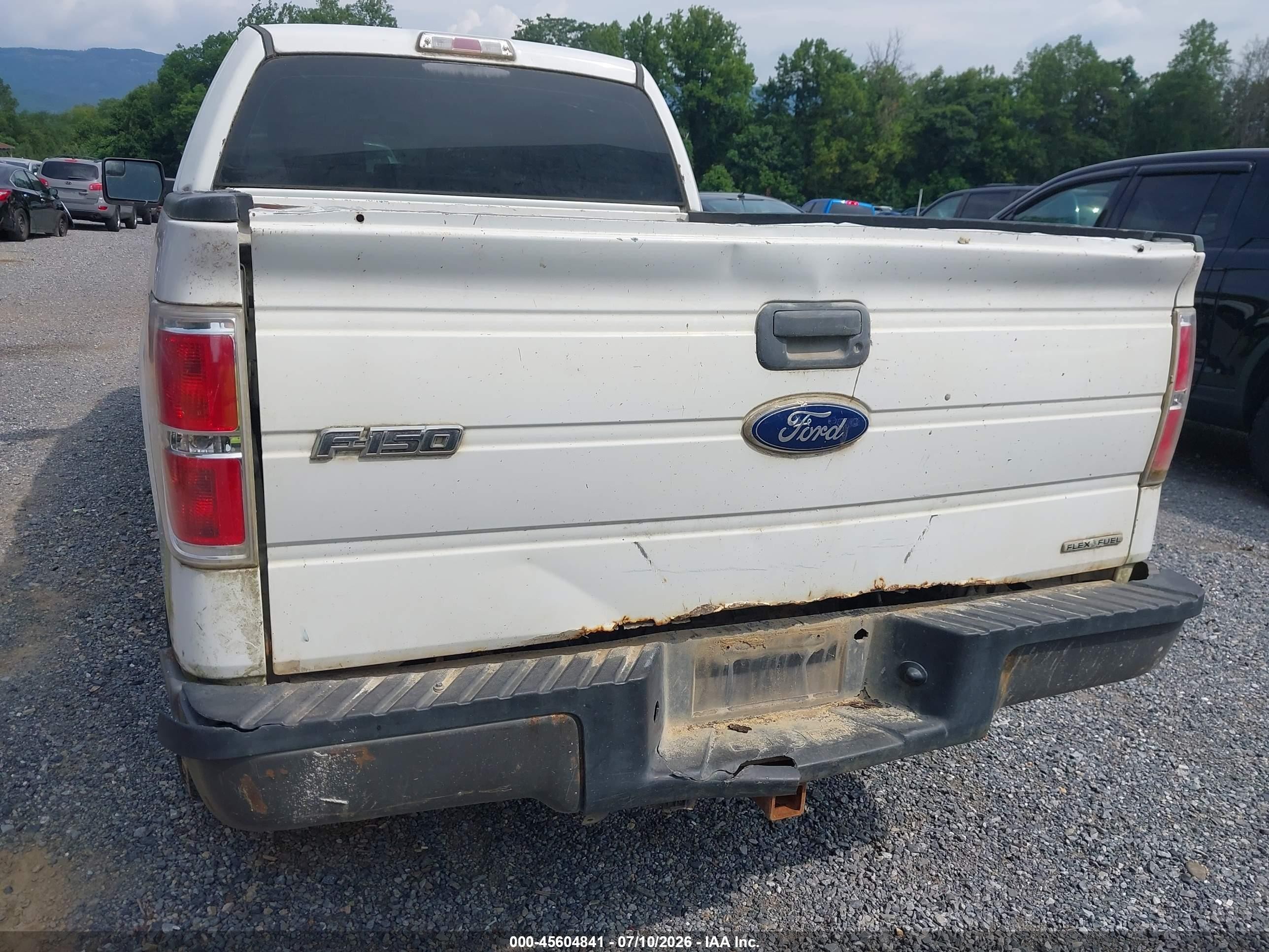 2012 Ford F-150 Xl White vin: 1FTFX1EF0CFA60578