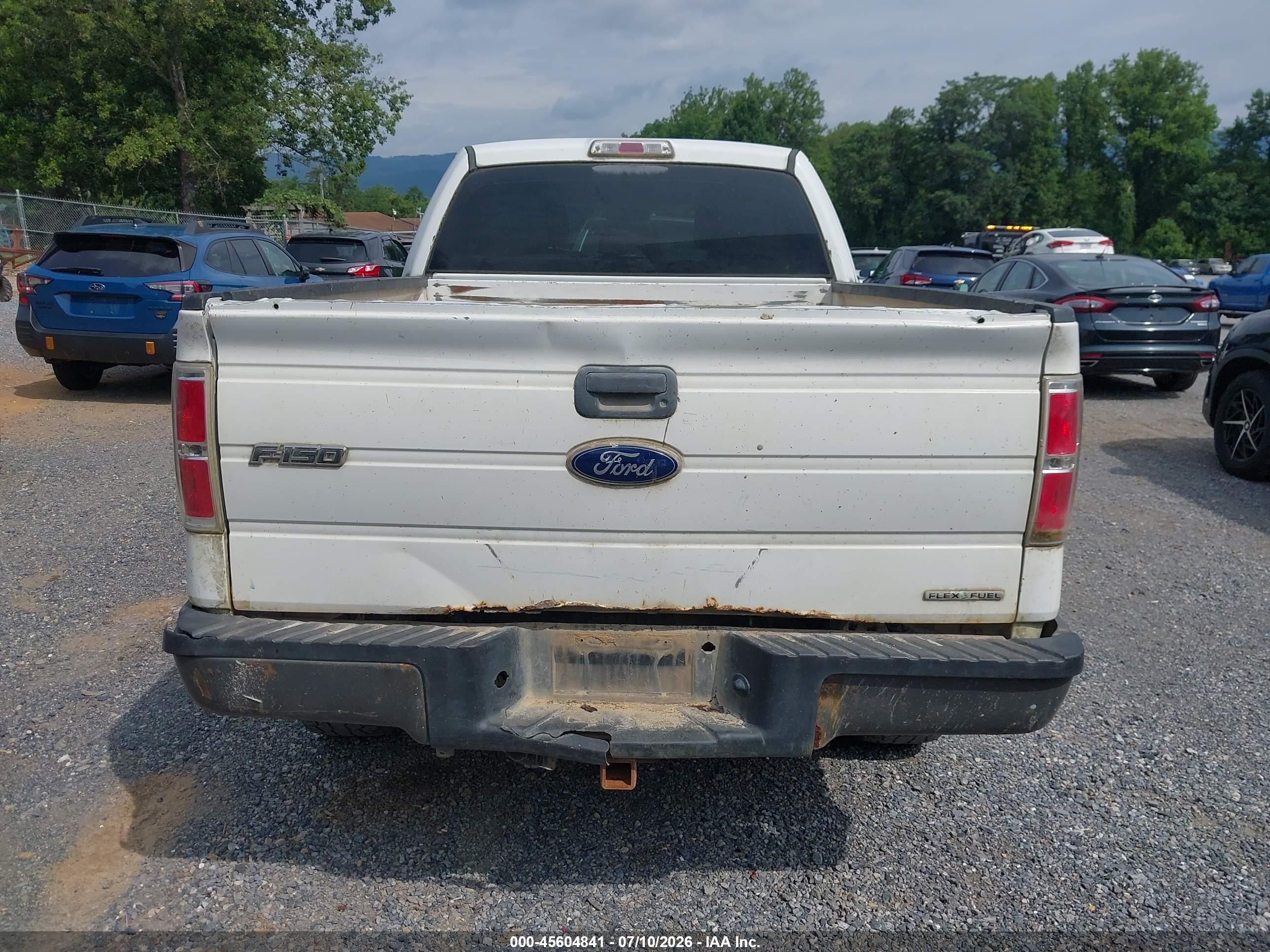 2012 Ford F-150 Xl White vin: 1FTFX1EF0CFA60578