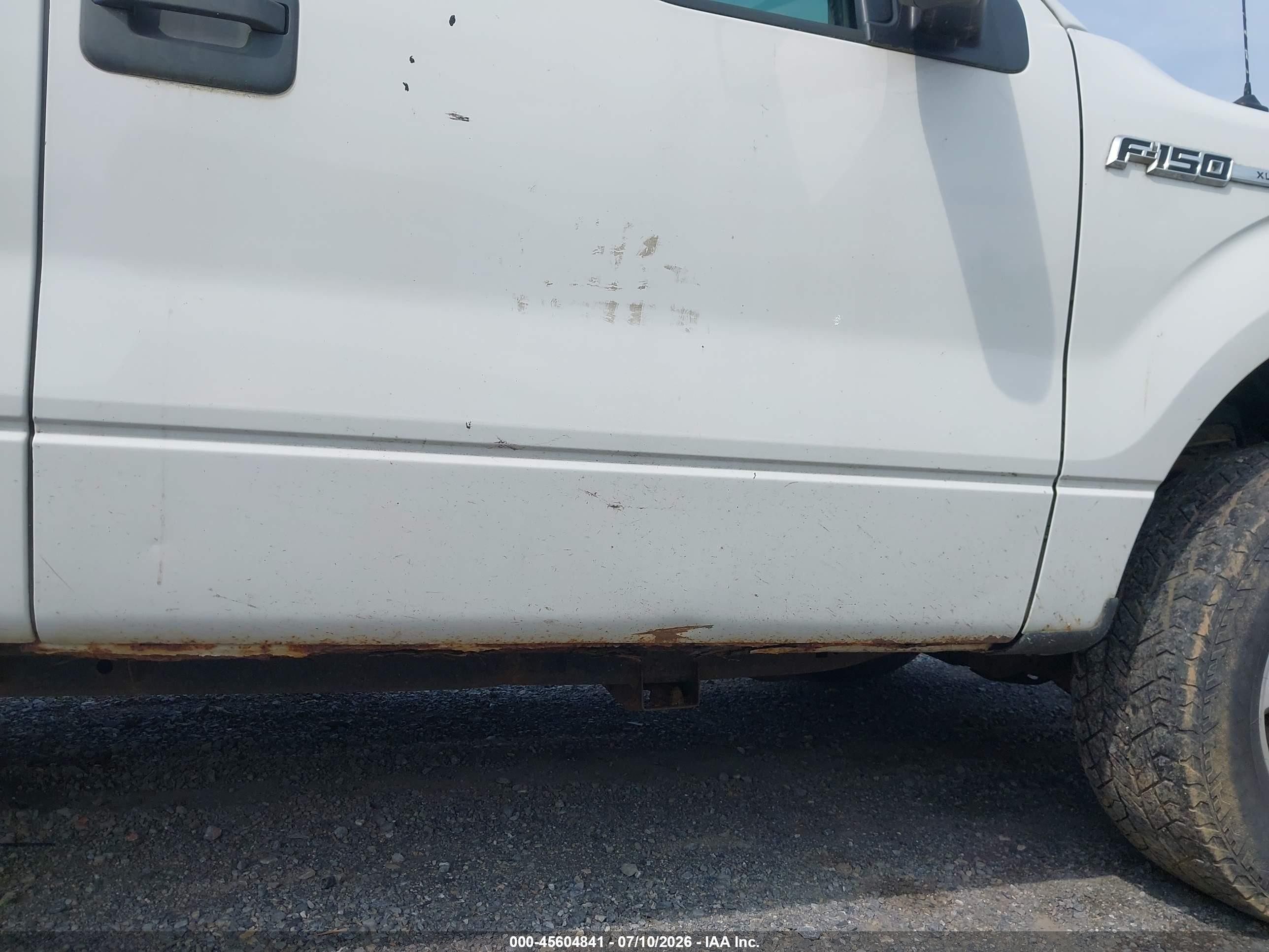 2012 Ford F-150 Xl White vin: 1FTFX1EF0CFA60578